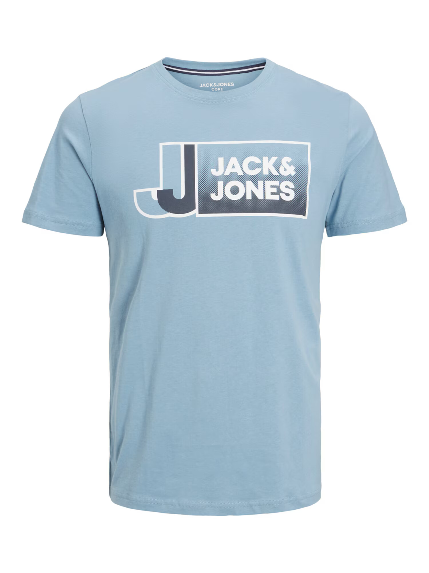 Jack & Jones Junior Tričko 'LOGAN' sivá / svetlozelená / biela - Pepit.sk