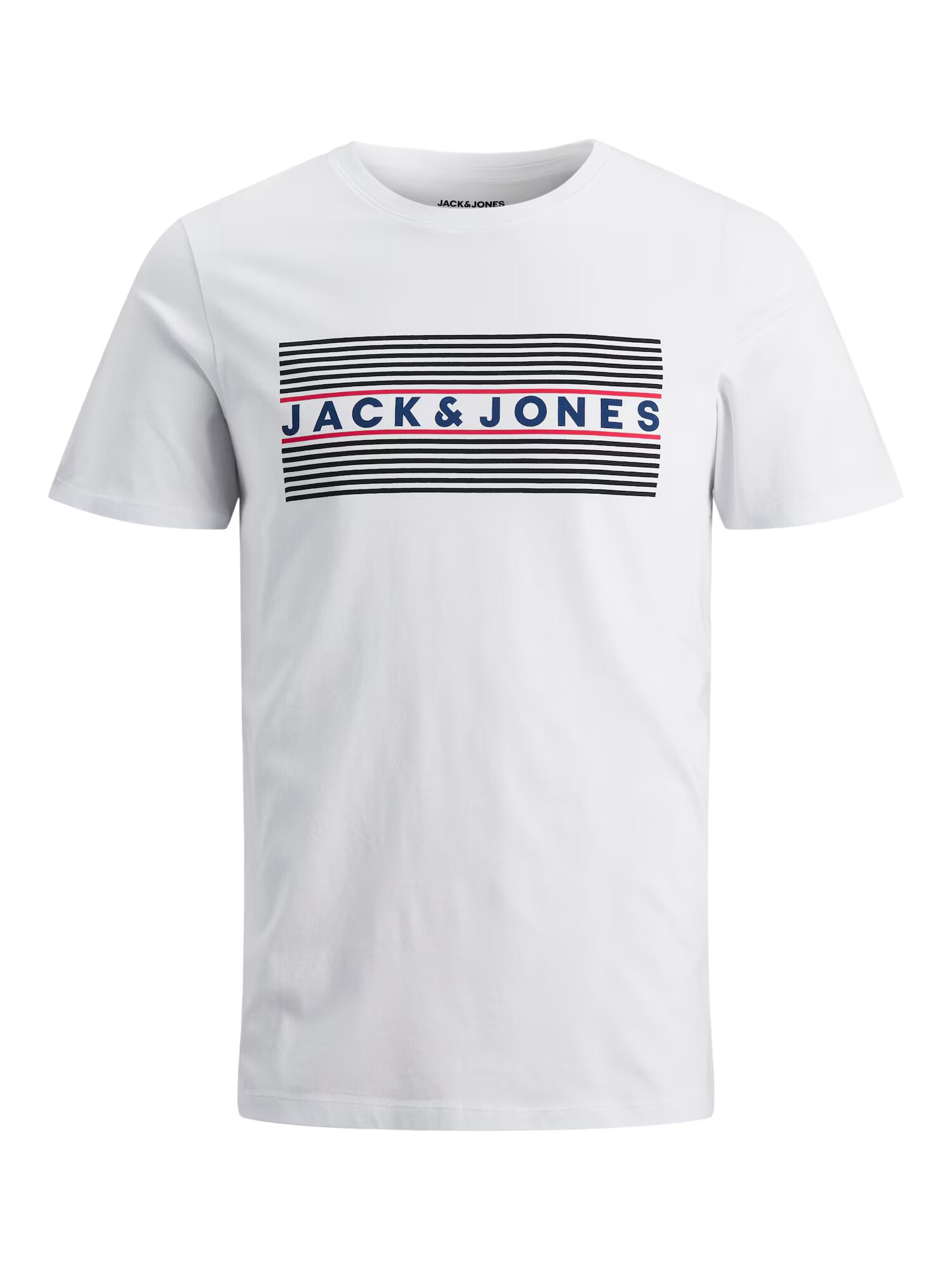 Jack & Jones Junior Tričko námornícka modrá / grenadínová / čierna / biela - Pepit.sk