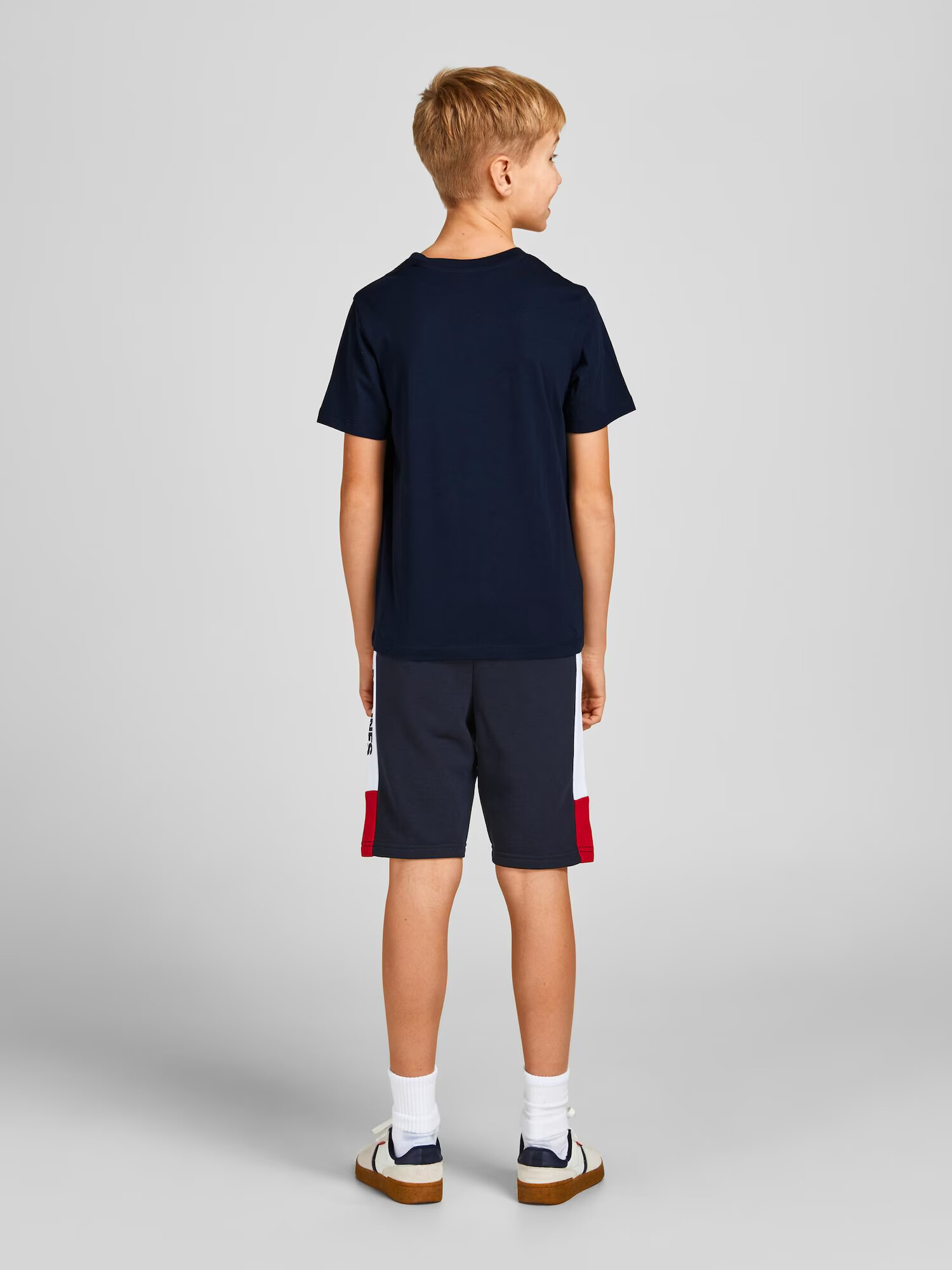 Jack & Jones Junior Tričko námornícka modrá / karmínovo červená / biela - Pepit.sk