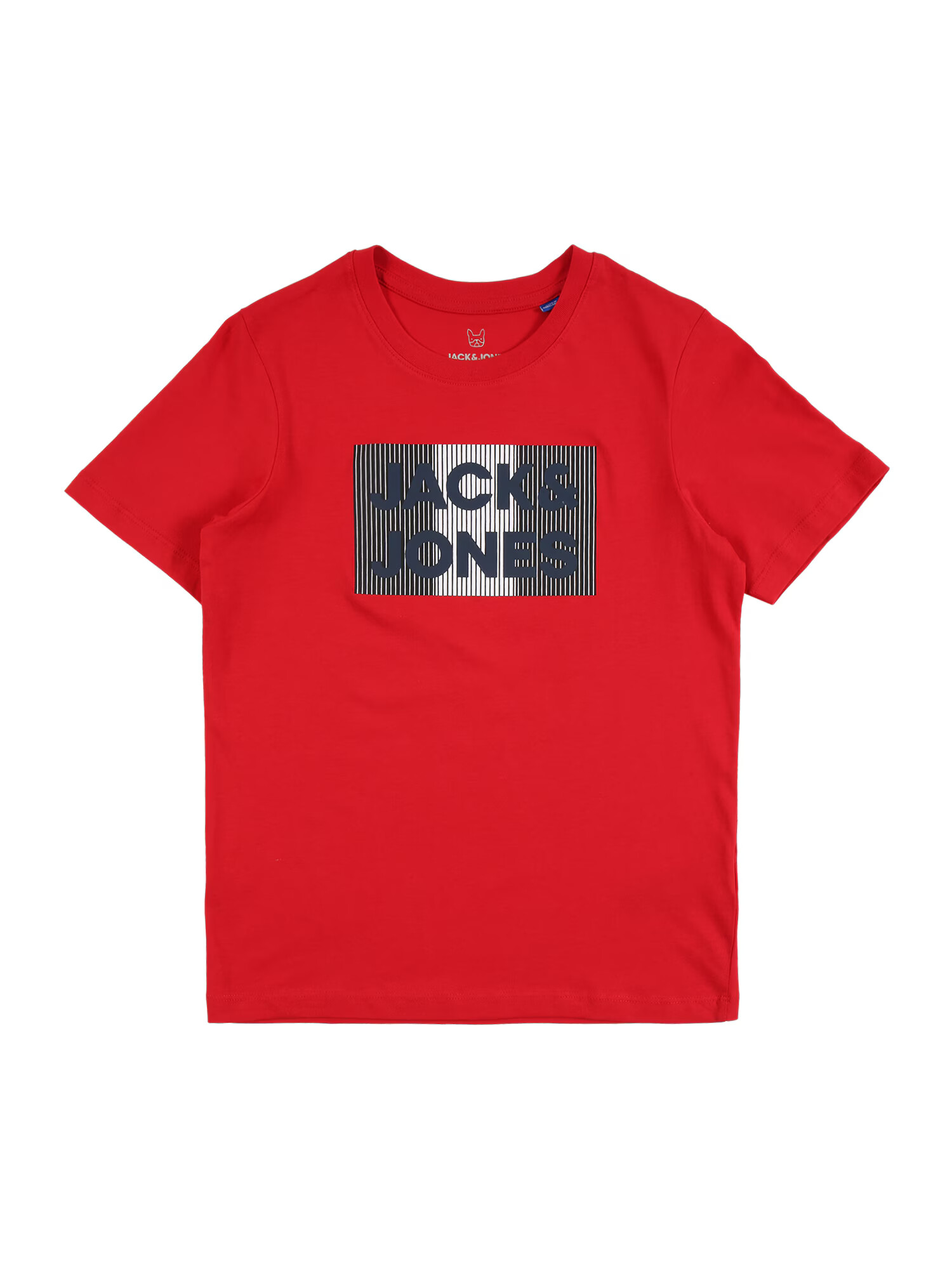 Jack & Jones Junior Tričko námornícka modrá / ohnivo červená / čierna / biela - Pepit.sk