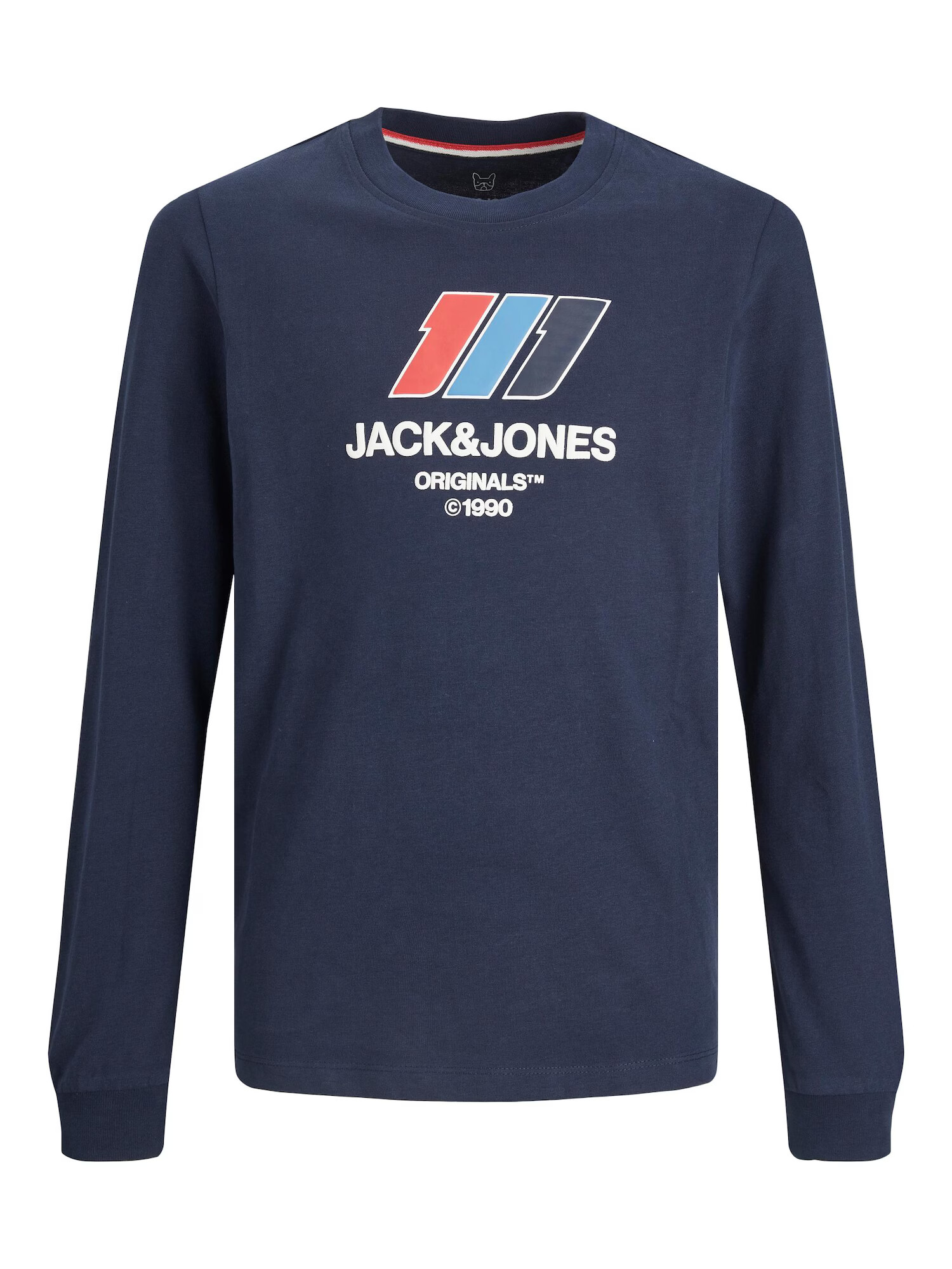 Jack & Jones Junior Tričko 'SLOPE' modrá / námornícka modrá / červená / biela - Pepit.sk