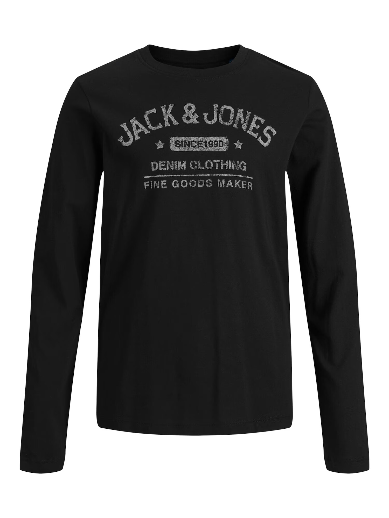 Jack & Jones Junior Tričko svetlosivá / čierna - Pepit.sk