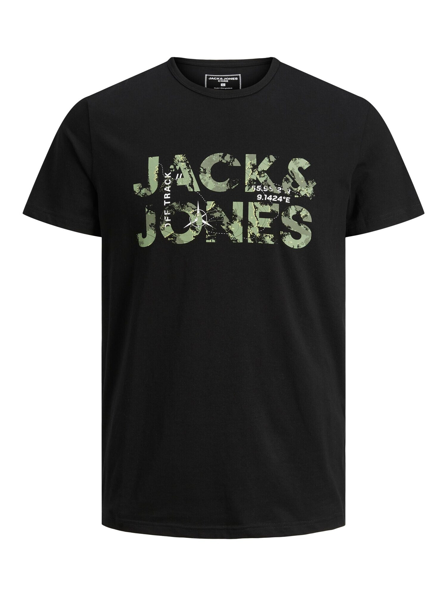 Jack & Jones Junior Tričko zelená / čierna / biela - Pepit.sk