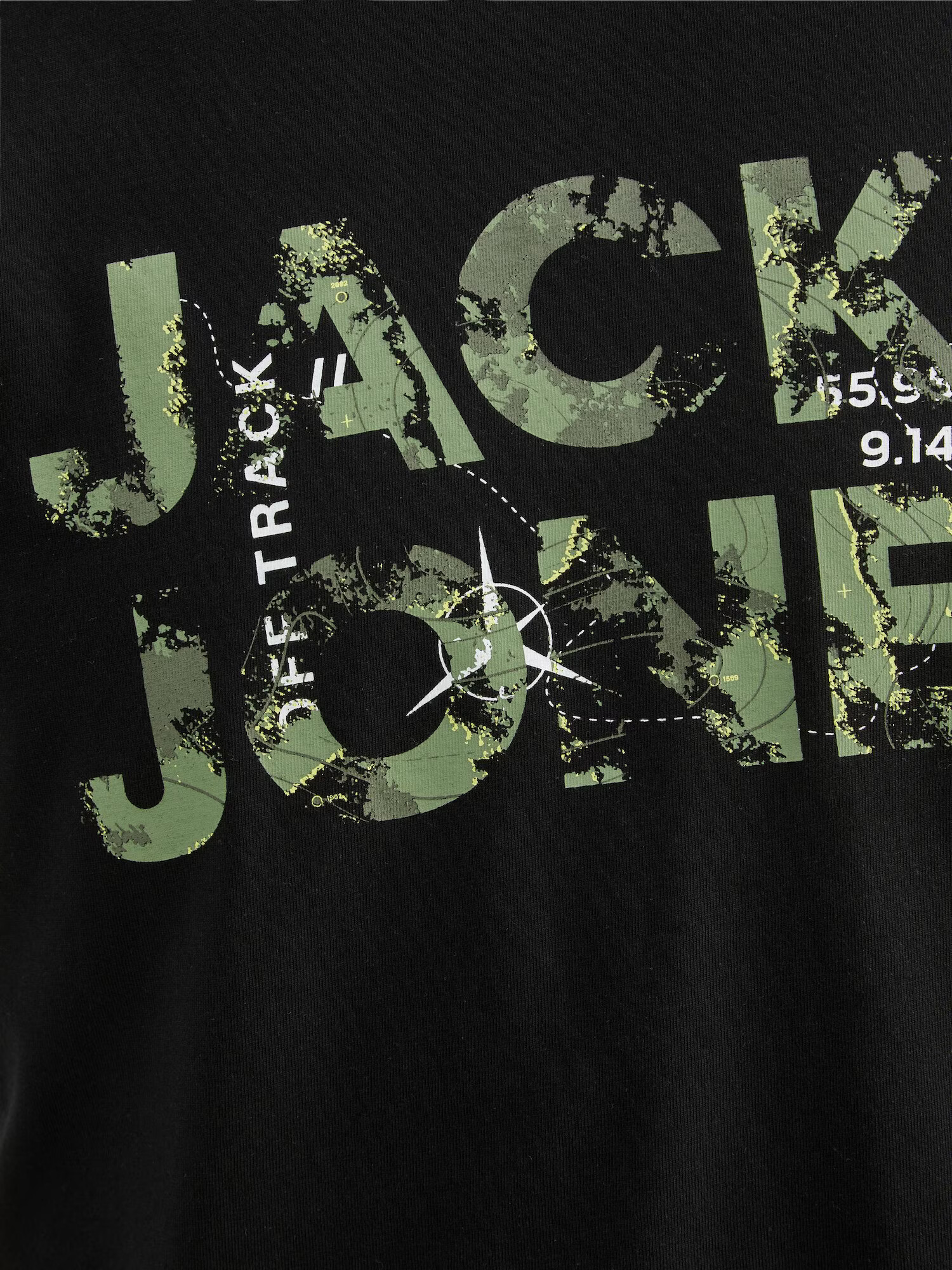 Jack & Jones Junior Tričko zelená / čierna / biela - Pepit.sk