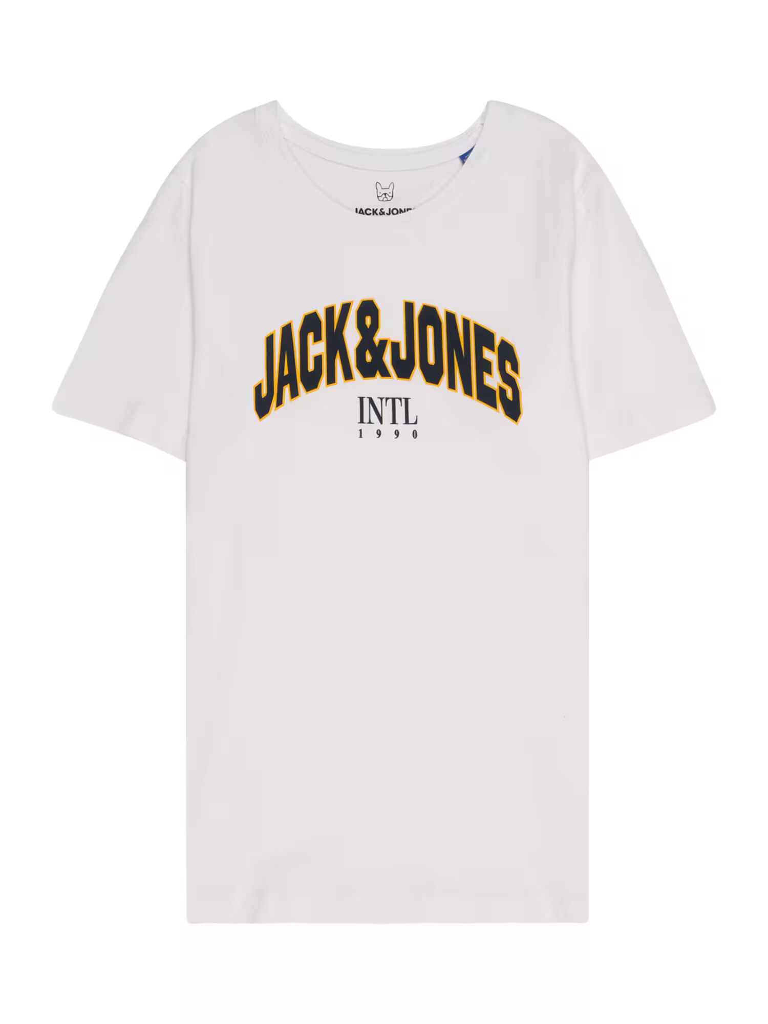 Jack & Jones Junior Tričko žltá / čierna / biela - Pepit.sk