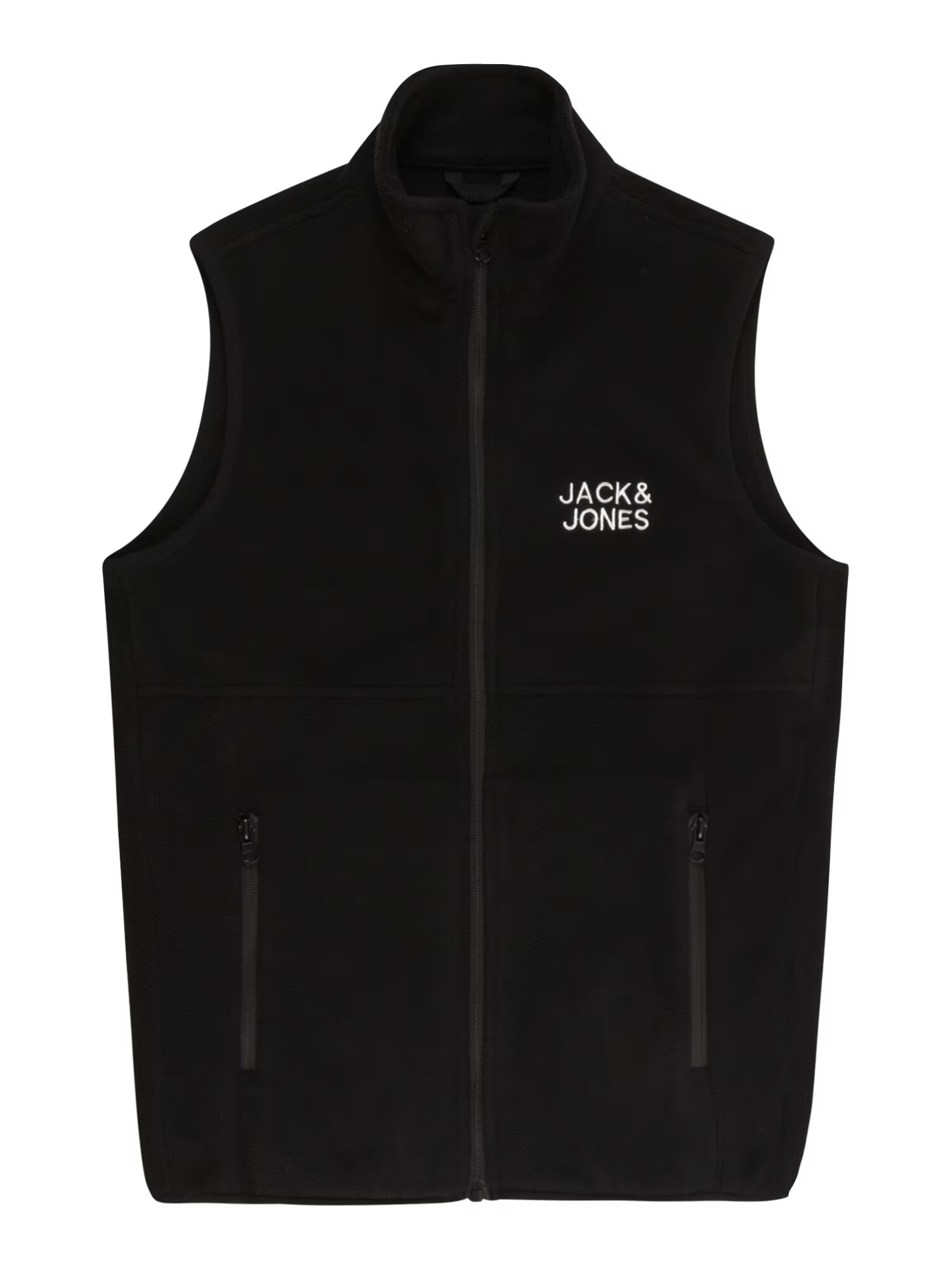 Jack & Jones Junior Vesta čierna / biela - Pepit.sk