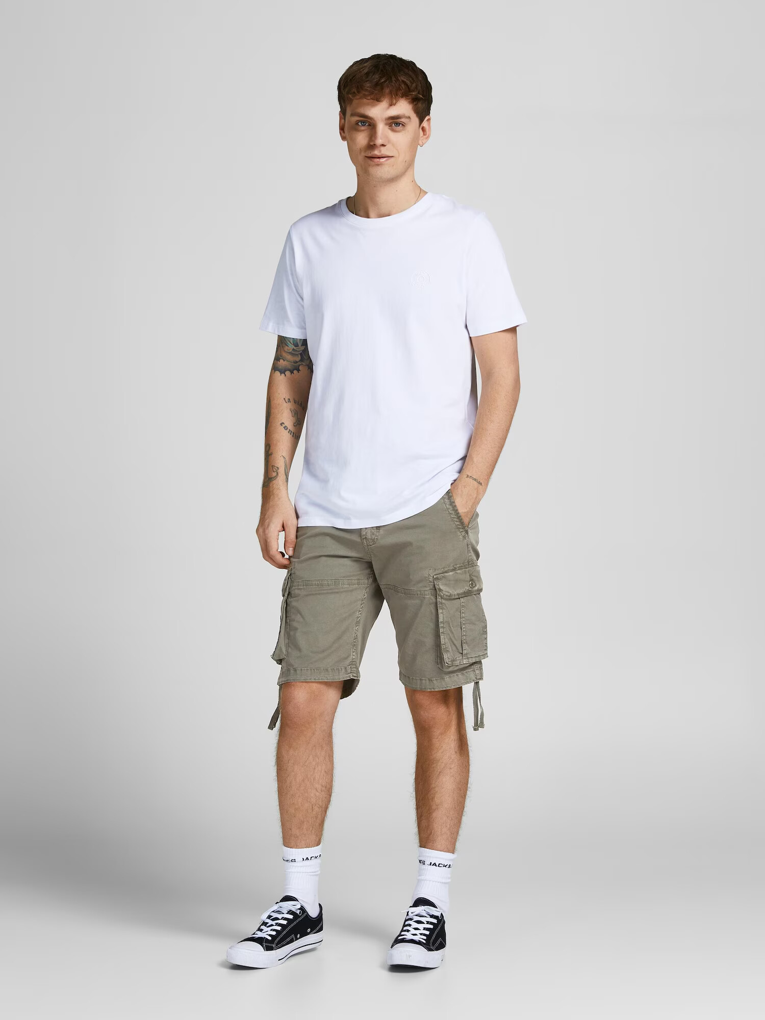 JACK & JONES Kapsáče 'Zeus' olivová - Pepit.sk