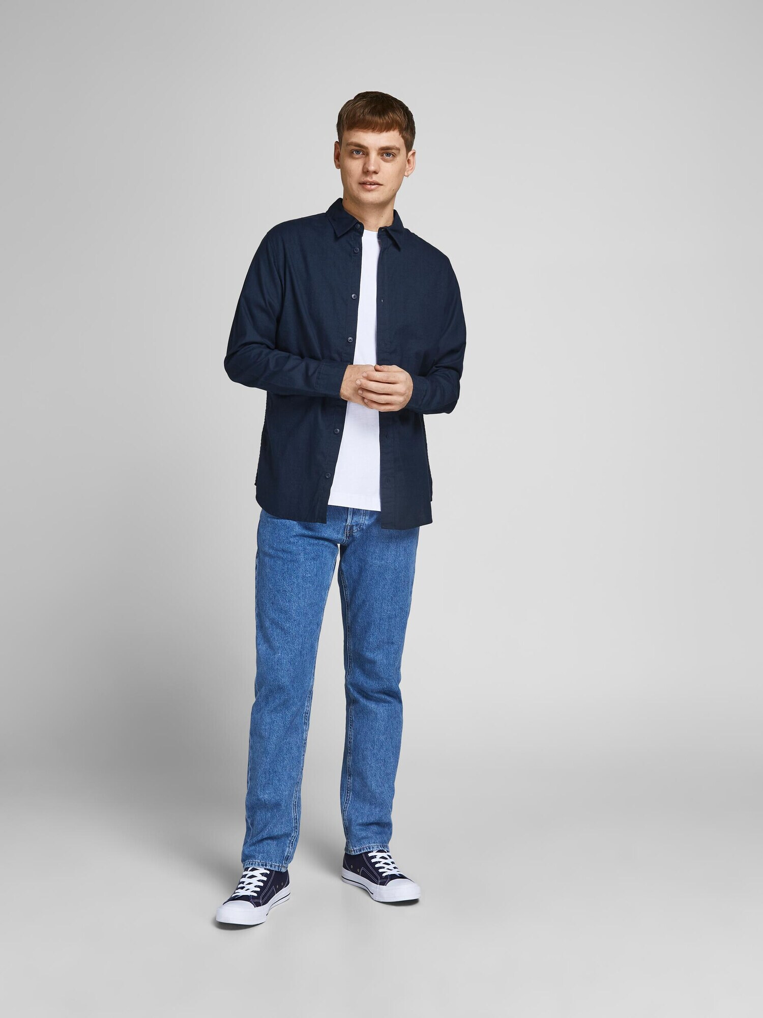 JACK & JONES Košeľa 'BEST' tmavomodrá - Pepit.sk