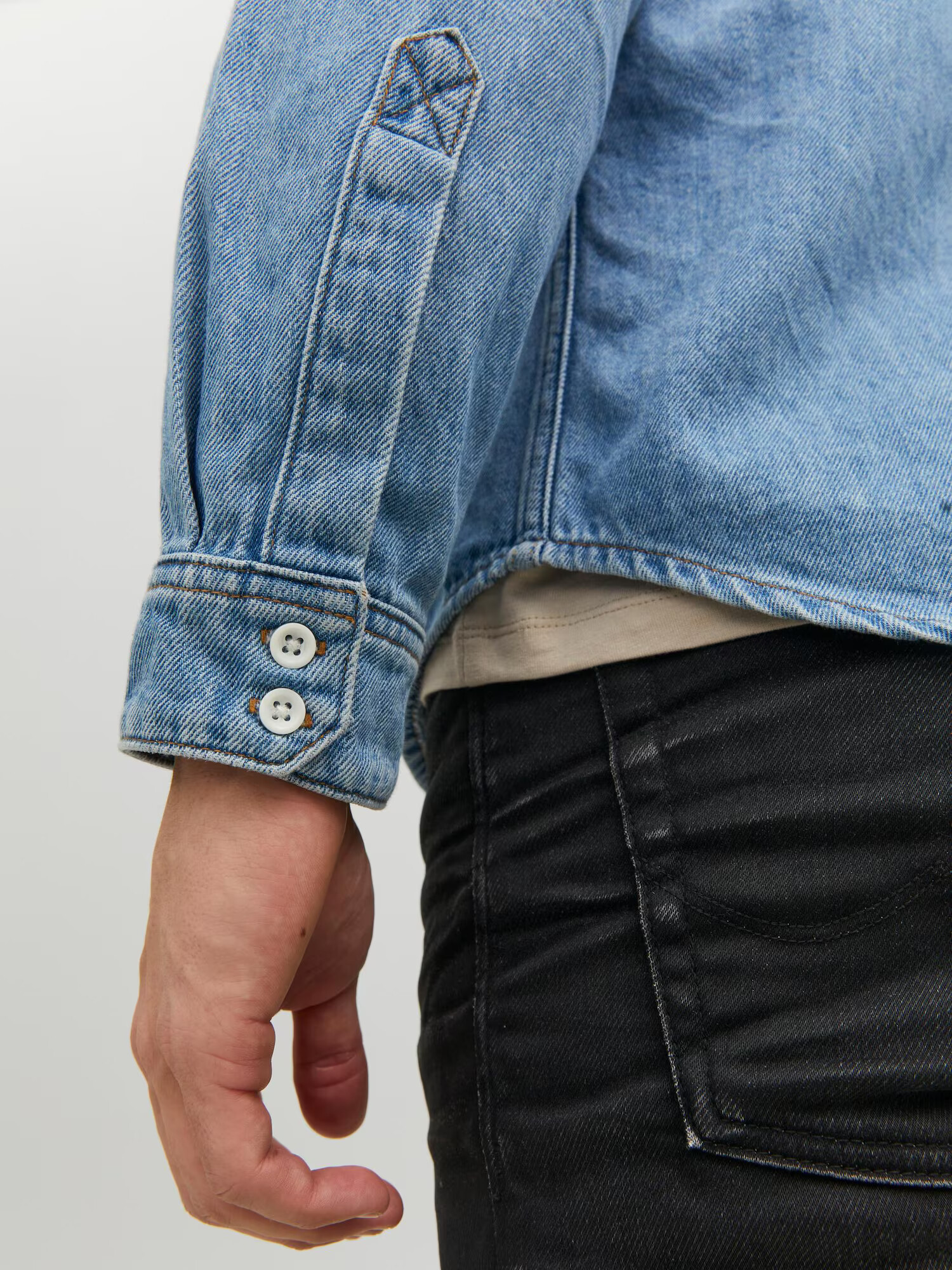 JACK & JONES Košeľa 'Creek' modrá denim - Pepit.sk