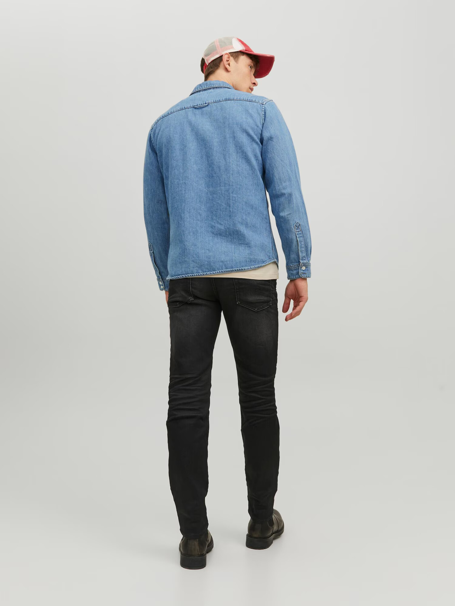 JACK & JONES Košeľa 'Creek' modrá denim - Pepit.sk