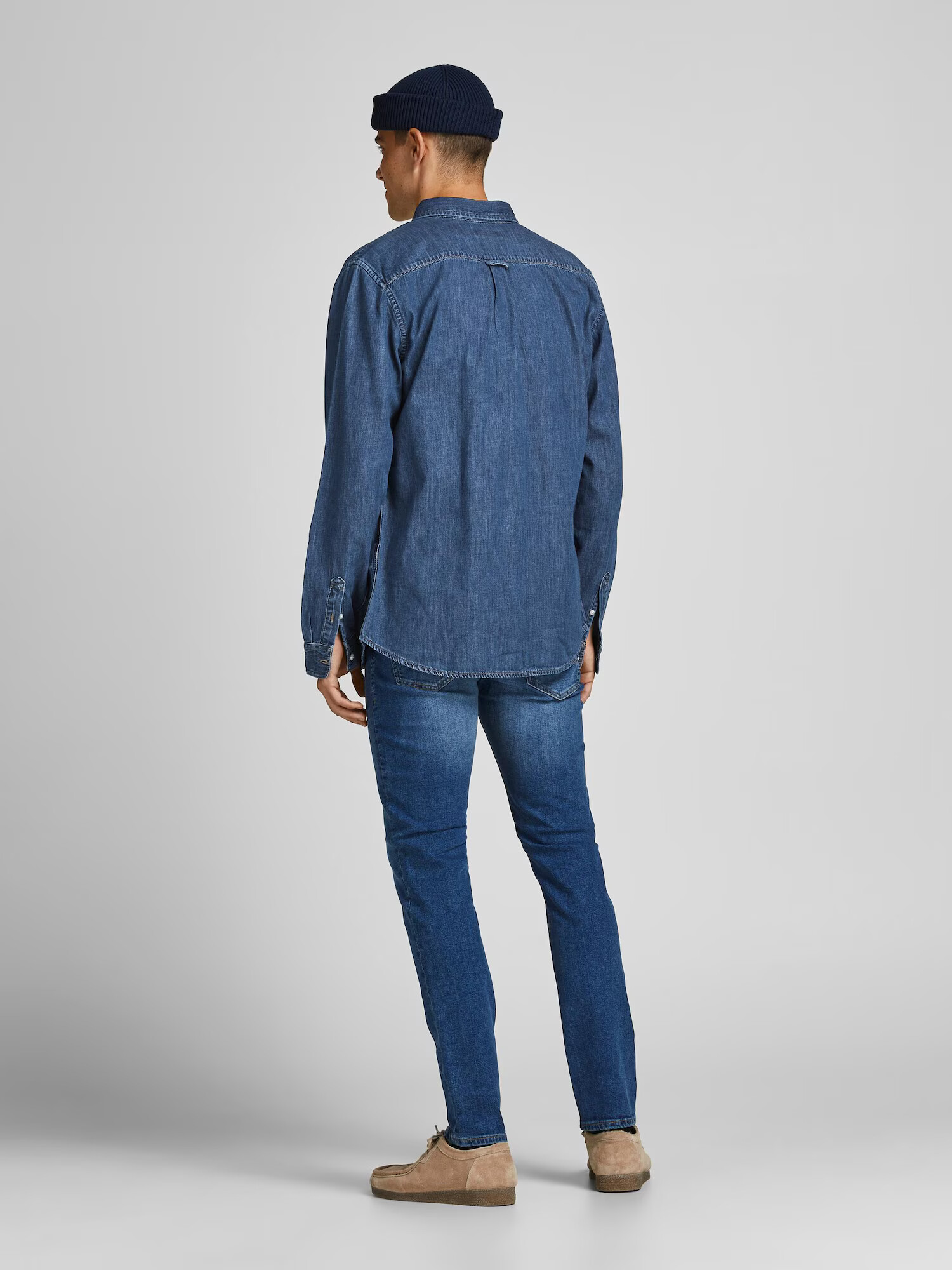 JACK & JONES Košeľa 'Felix' modrá denim - Pepit.sk