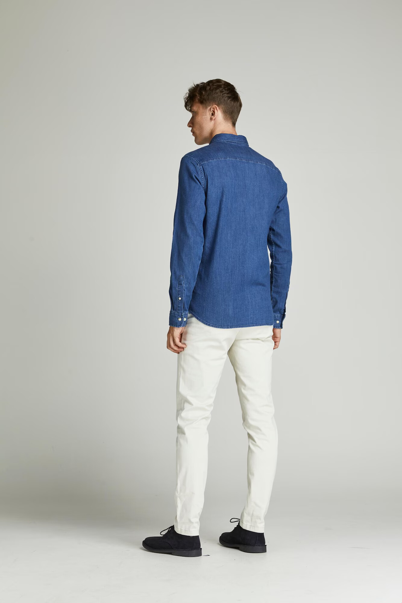 JACK & JONES Košeľa modrá denim - Pepit.sk