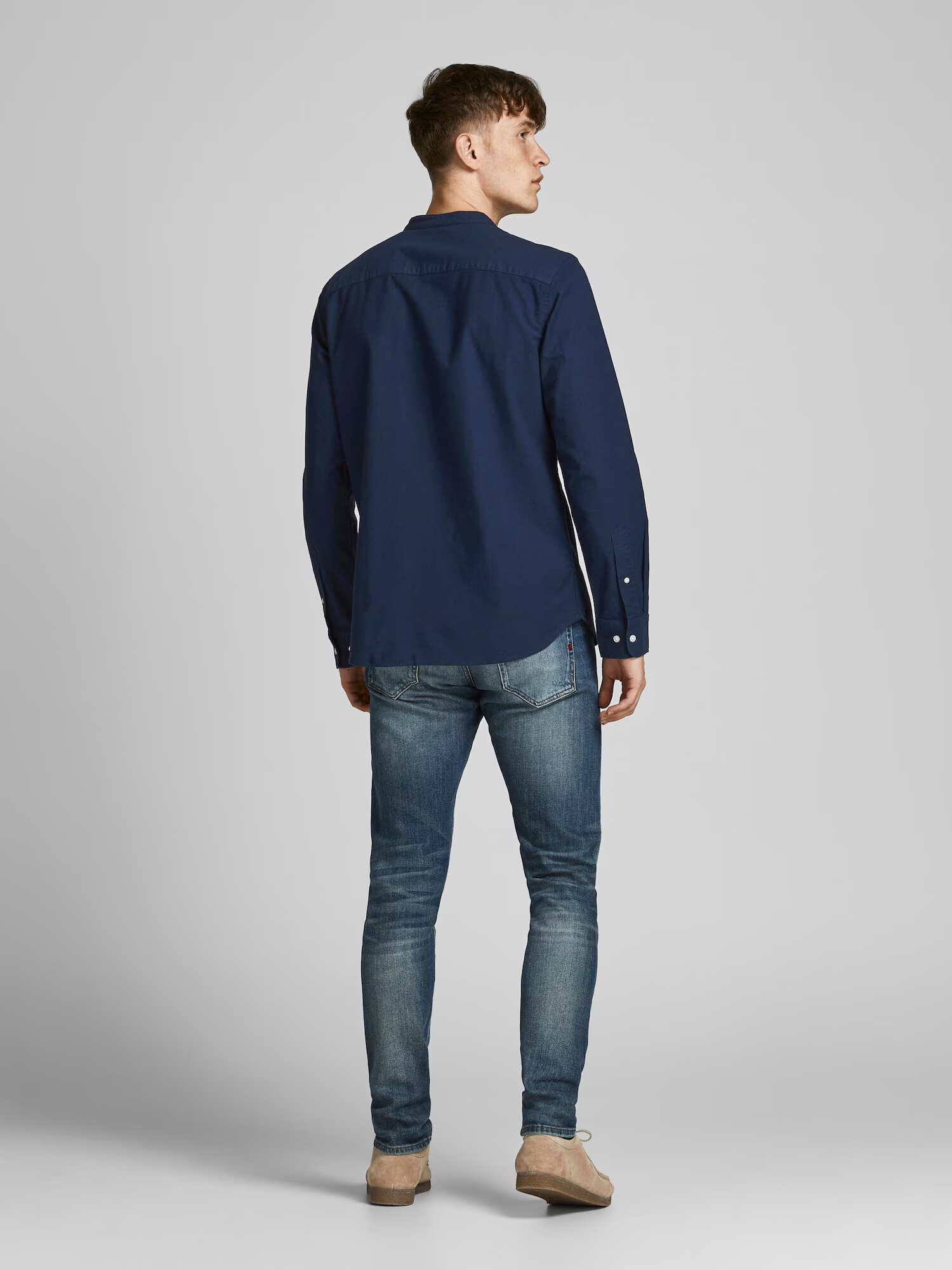 JACK & JONES Košeľa námornícka modrá - Pepit.sk