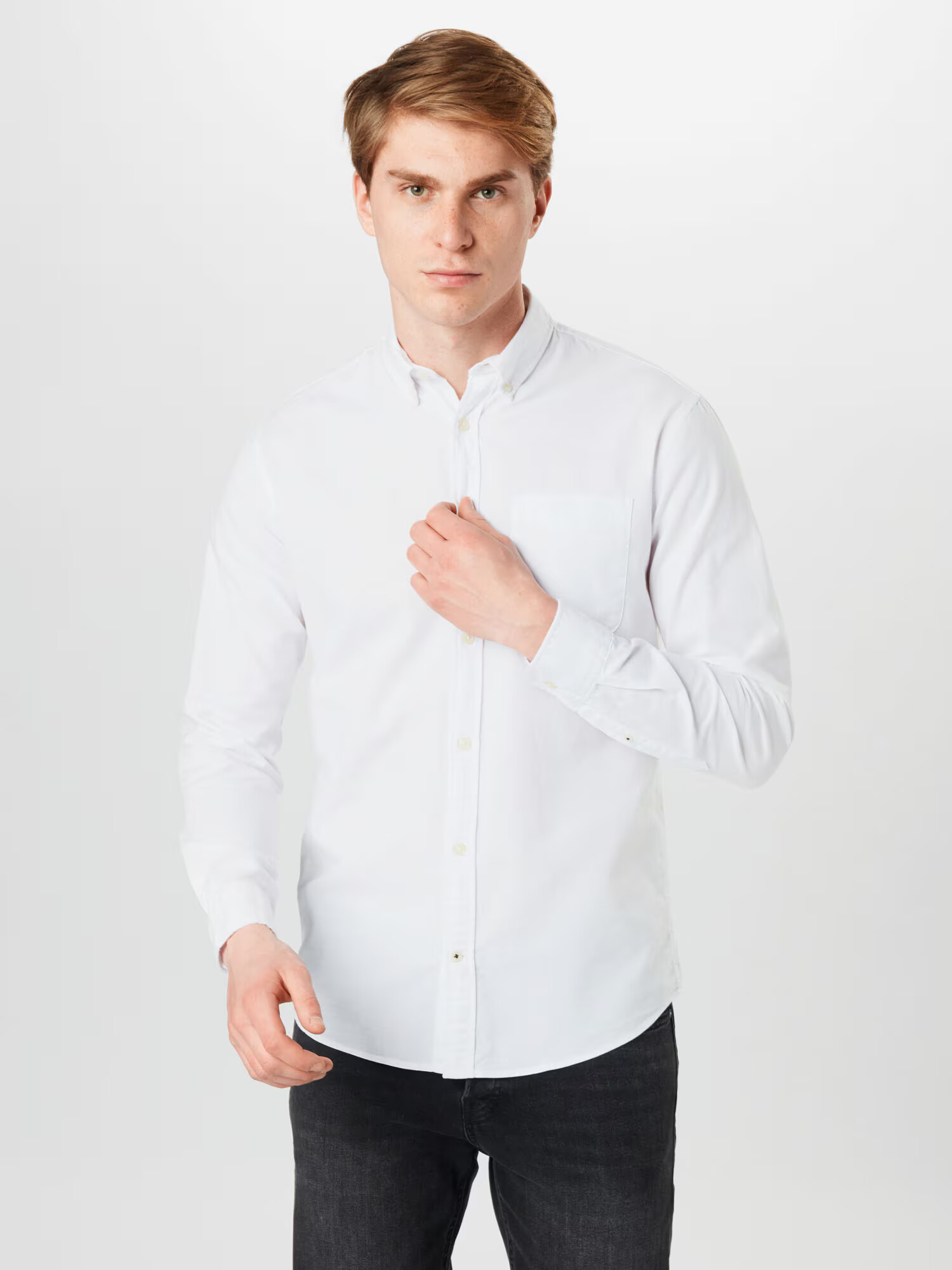 JACK & JONES Košeľa 'Oxford' biela - Pepit.sk