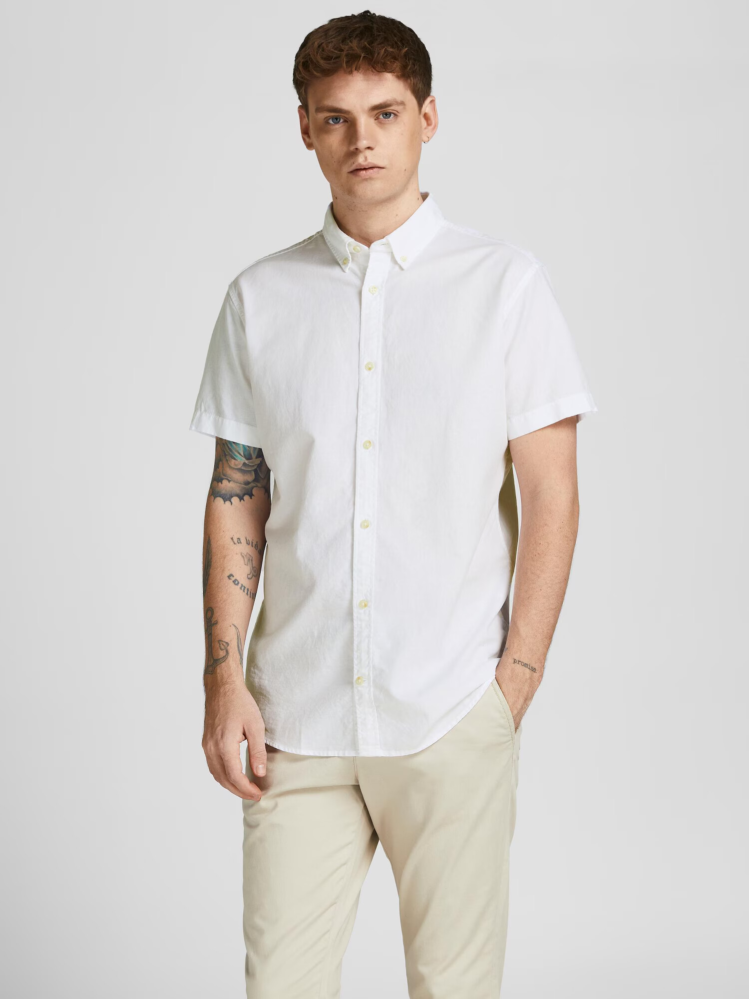 JACK & JONES Košeľa 'Summer' biela - Pepit.sk