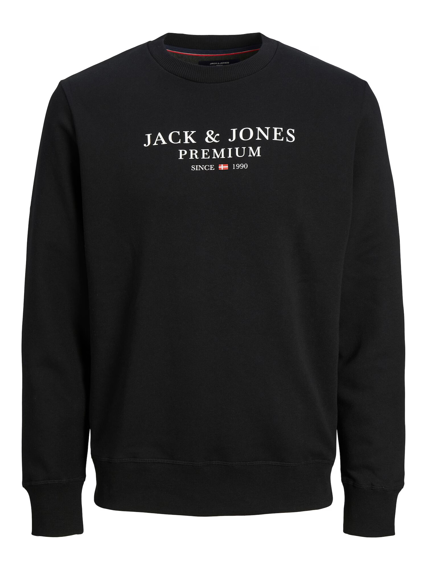 JACK & JONES Mikina 'BLUASTON' červená / čierna / biela - Pepit.sk