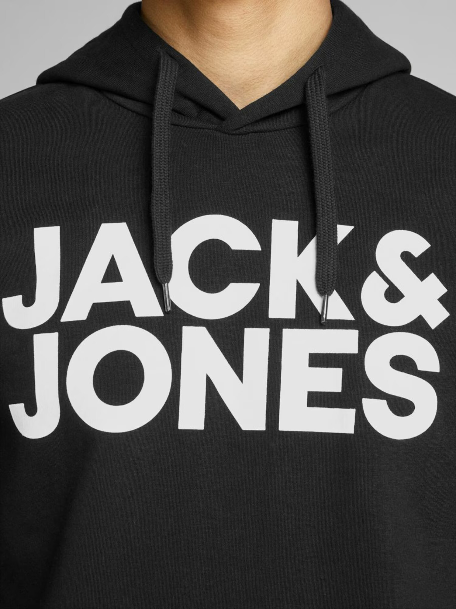 JACK & JONES Mikina antracitová / biela - Pepit.sk