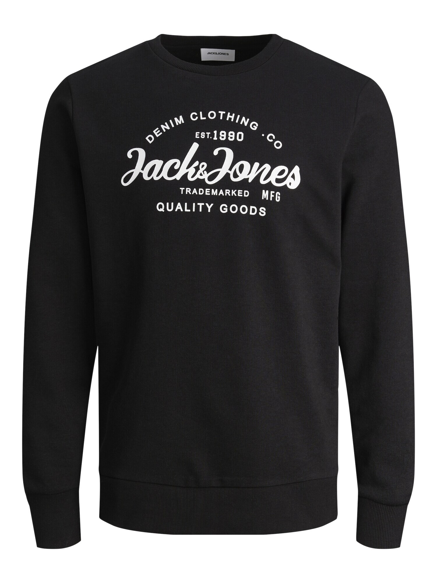 JACK & JONES Mikina 'FOREST' čierna / biela - Pepit.sk