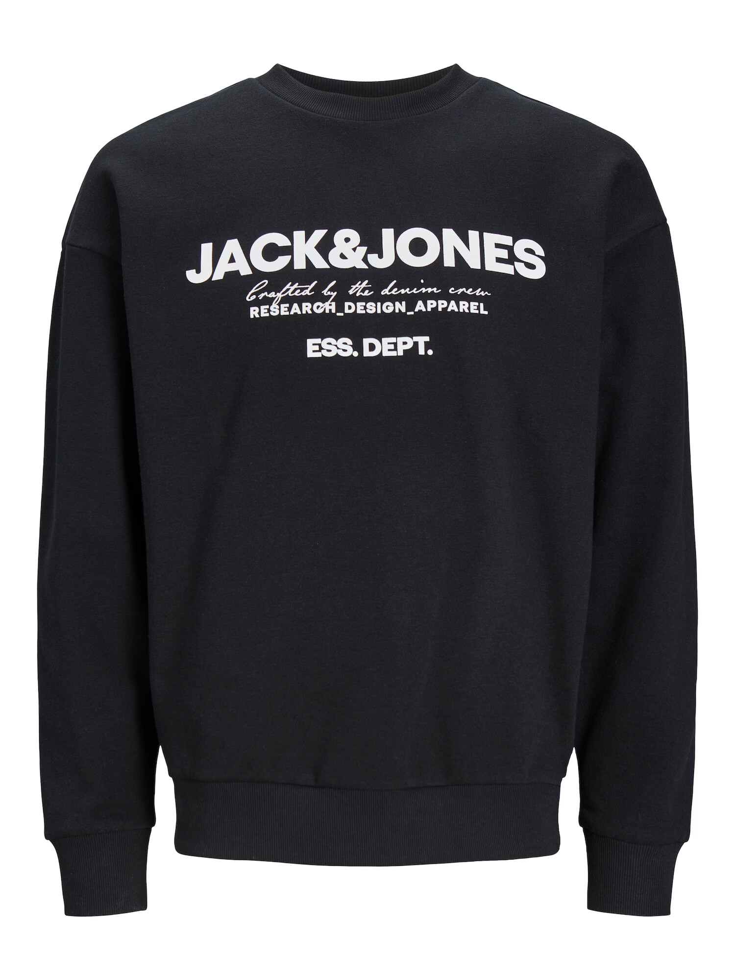 JACK & JONES Mikina 'GALE' čierna / biela - Pepit.sk