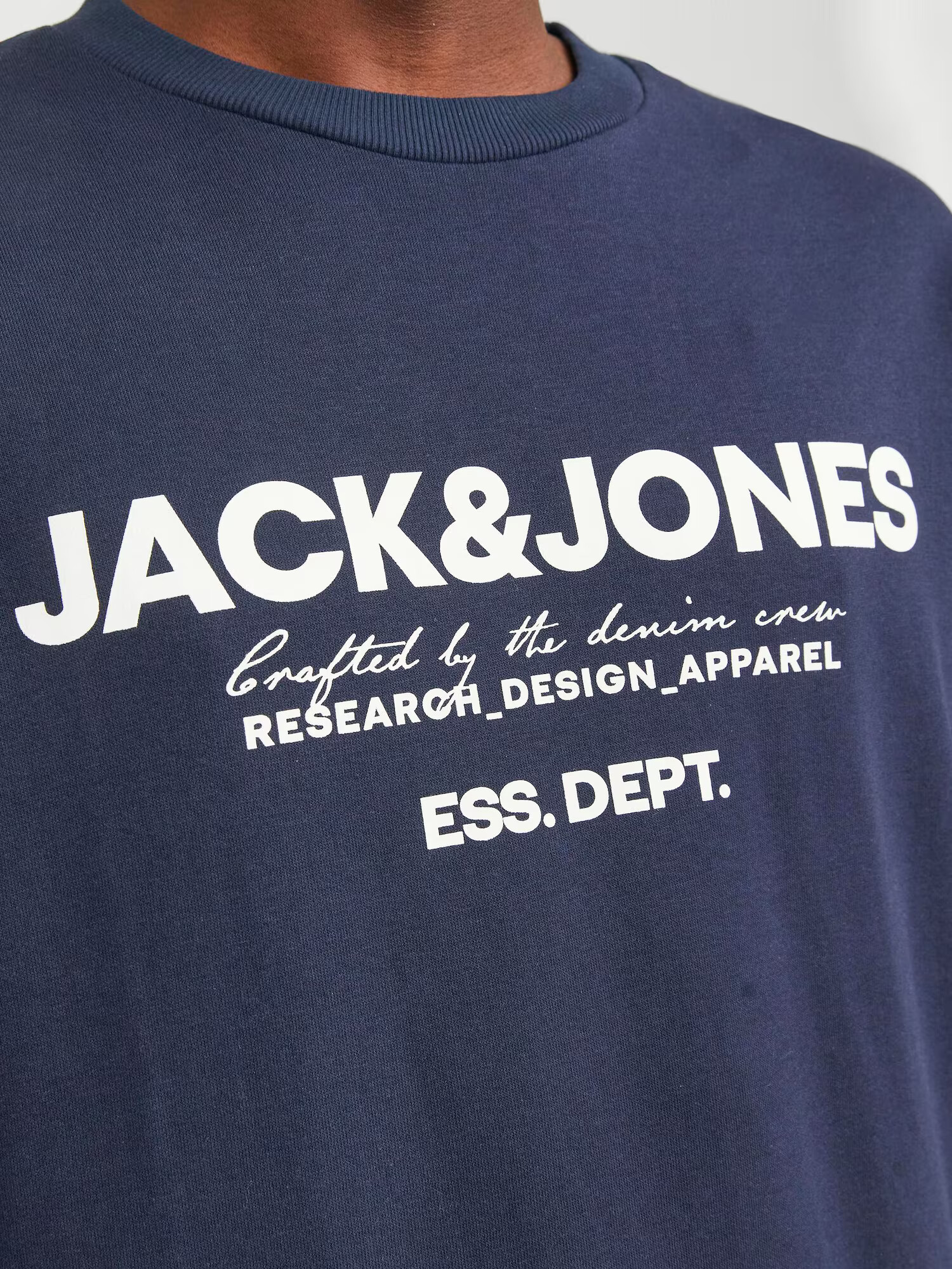 JACK & JONES Mikina 'Gale' námornícka modrá / biela - Pepit.sk