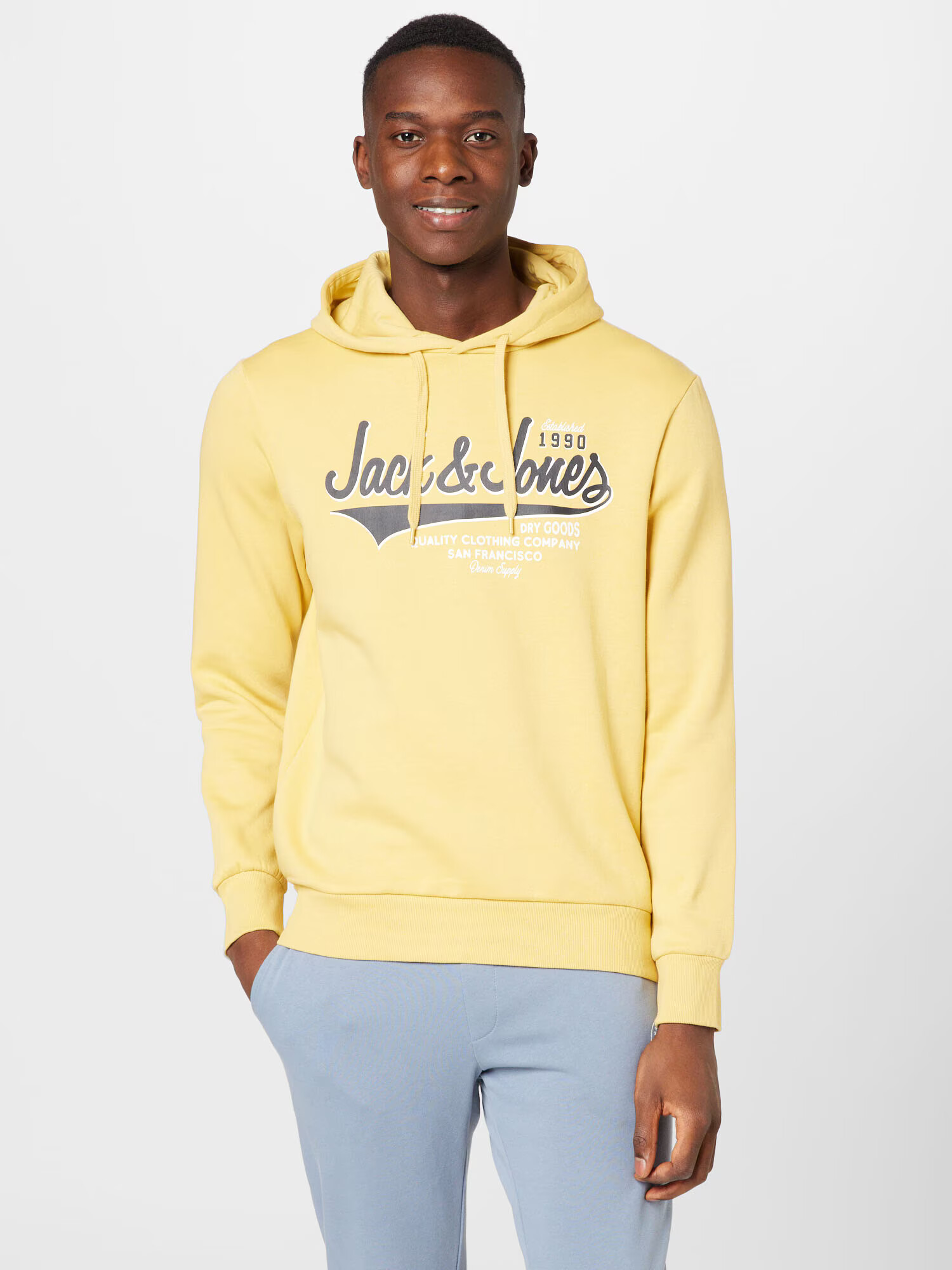 JACK & JONES Mikina horčicová - Pepit.sk