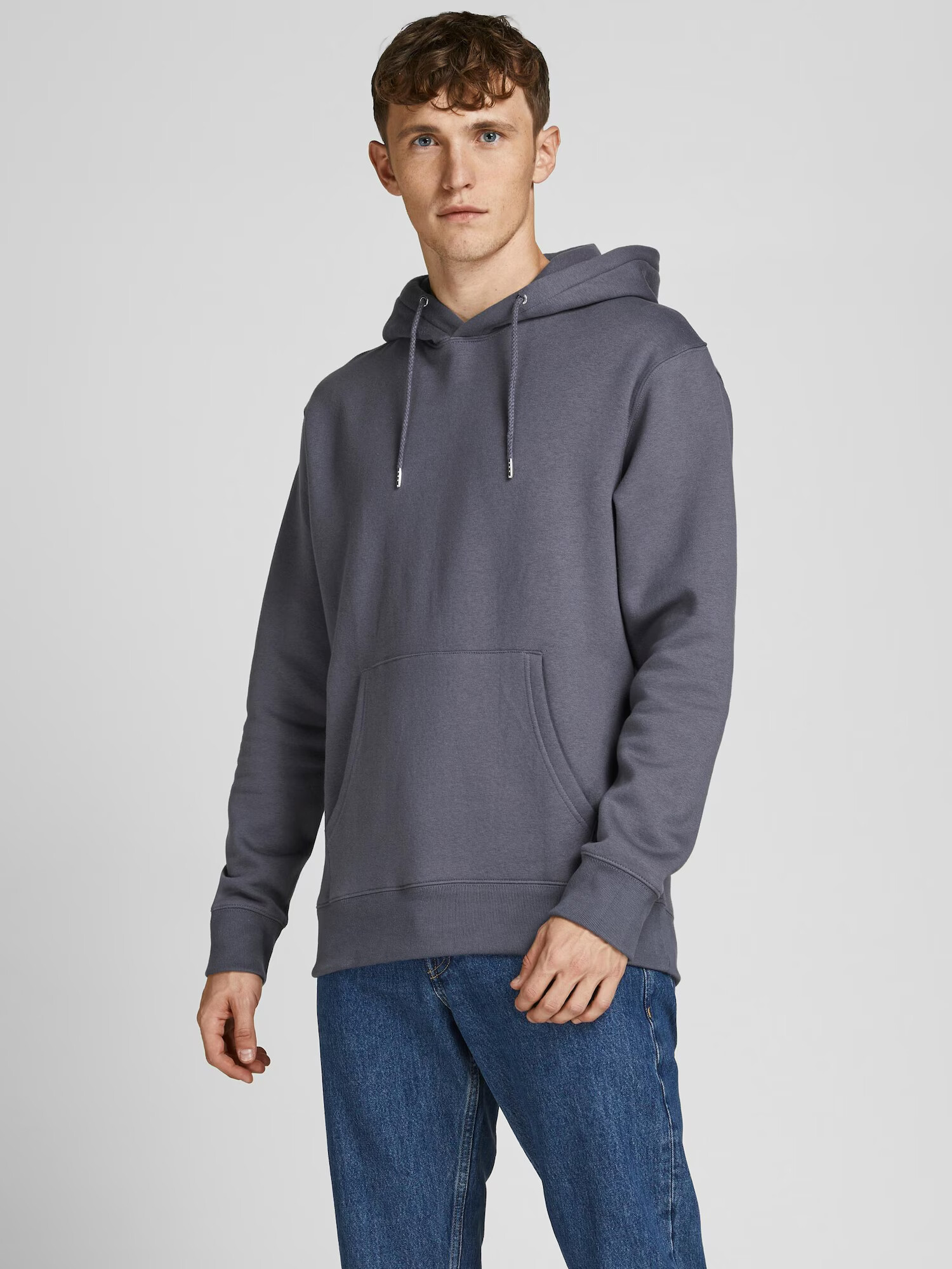 JACK & JONES Mikina 'Soft' fialová / čierna - Pepit.sk