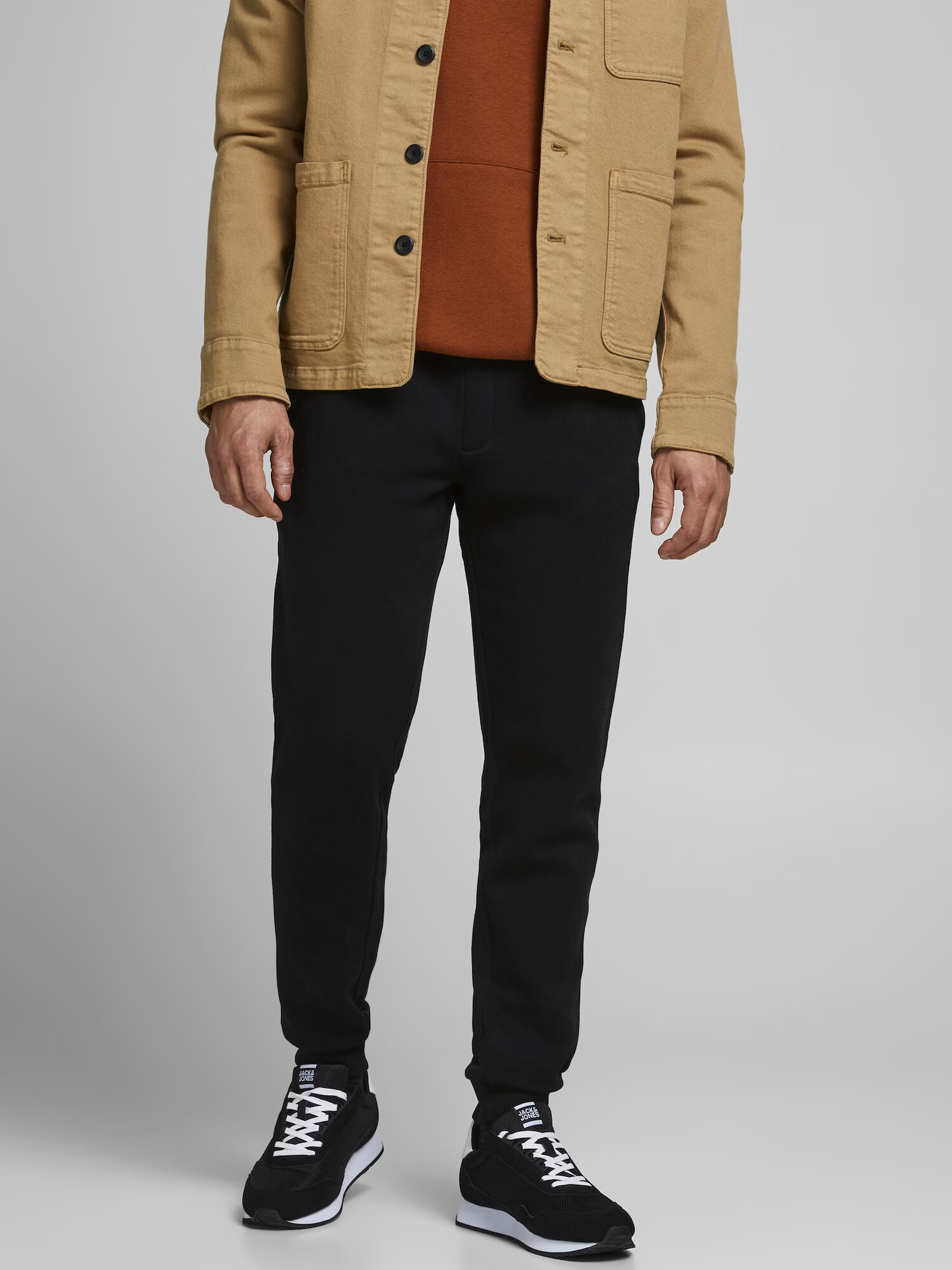 JACK & JONES Nohavice 'GORDON BRADLEY' čierna - Pepit.sk