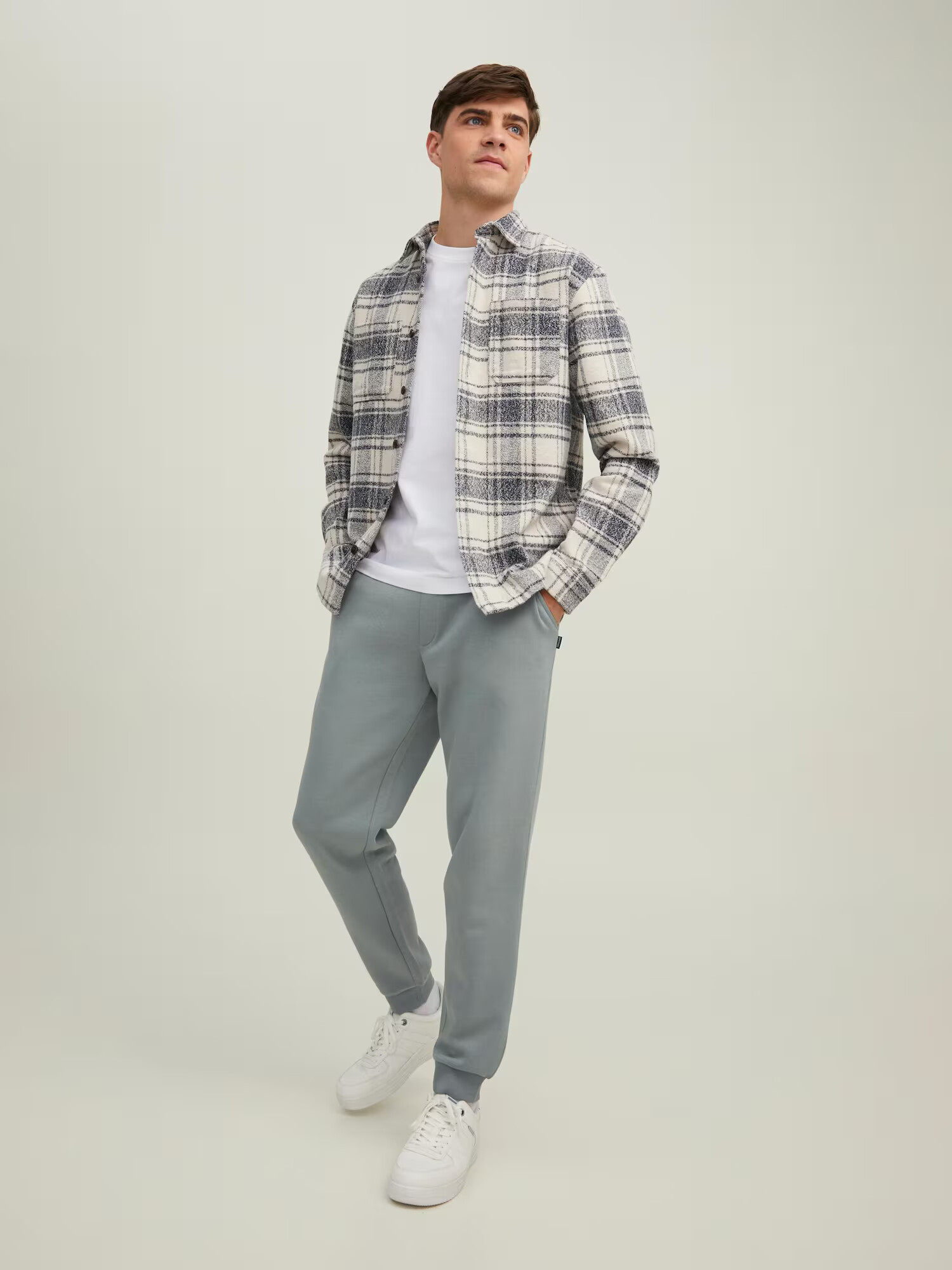 JACK & JONES Nohavice 'GORDON' dymovo šedá - Pepit.sk