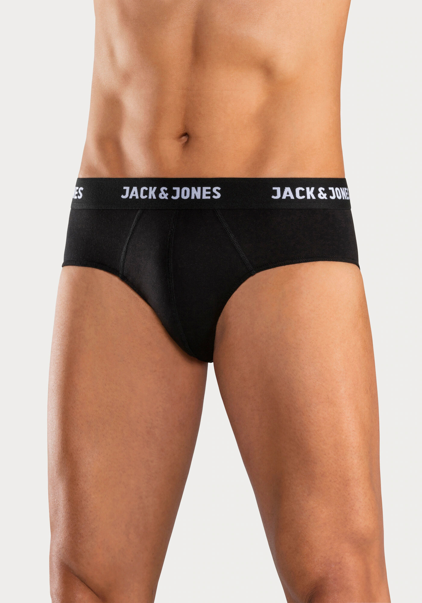 JACK & JONES Nohavičky 'Jacsolid' čierna / biela - Pepit.sk