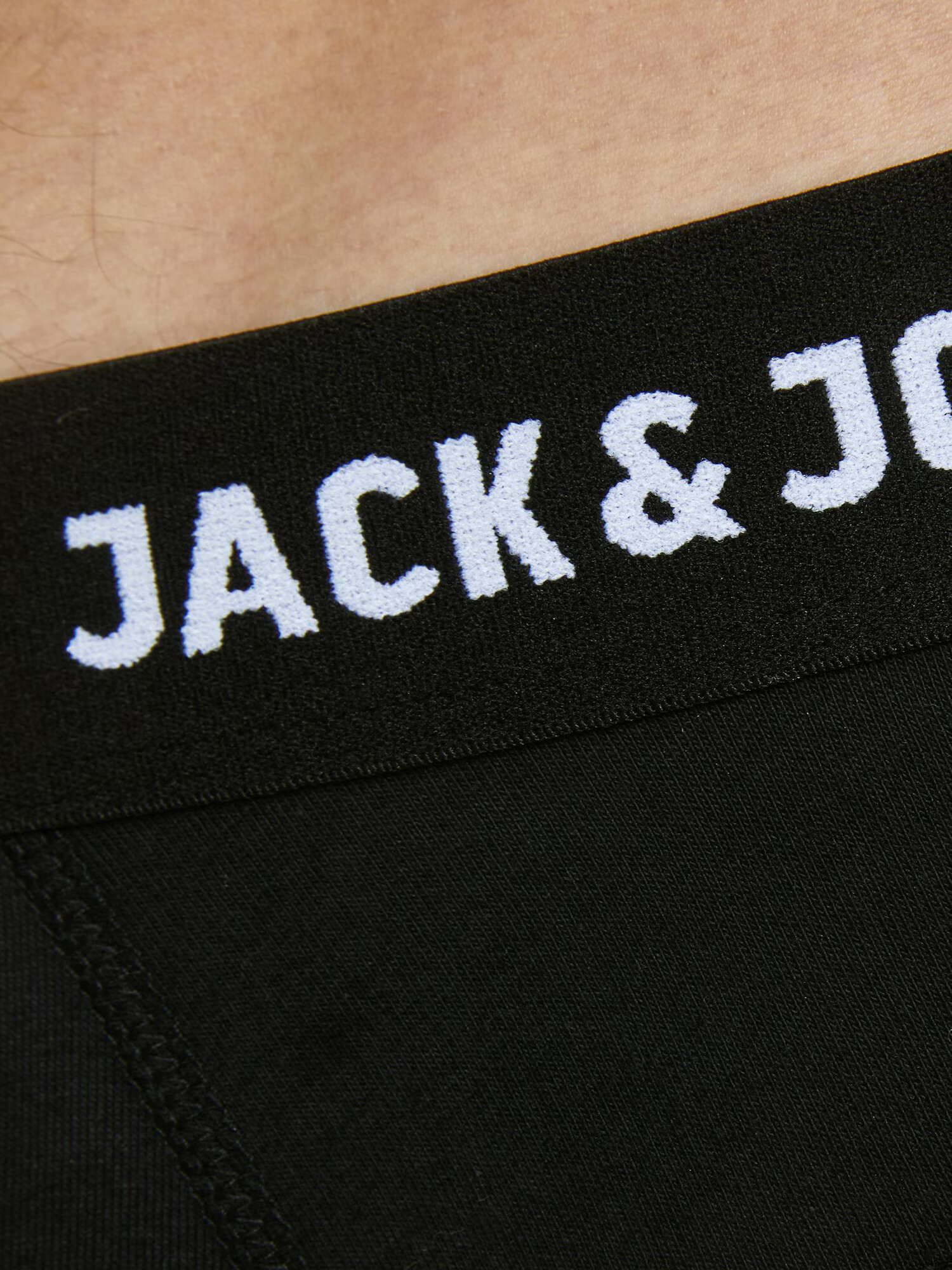 JACK & JONES Nohavičky 'Jacsolid' čierna / biela - Pepit.sk