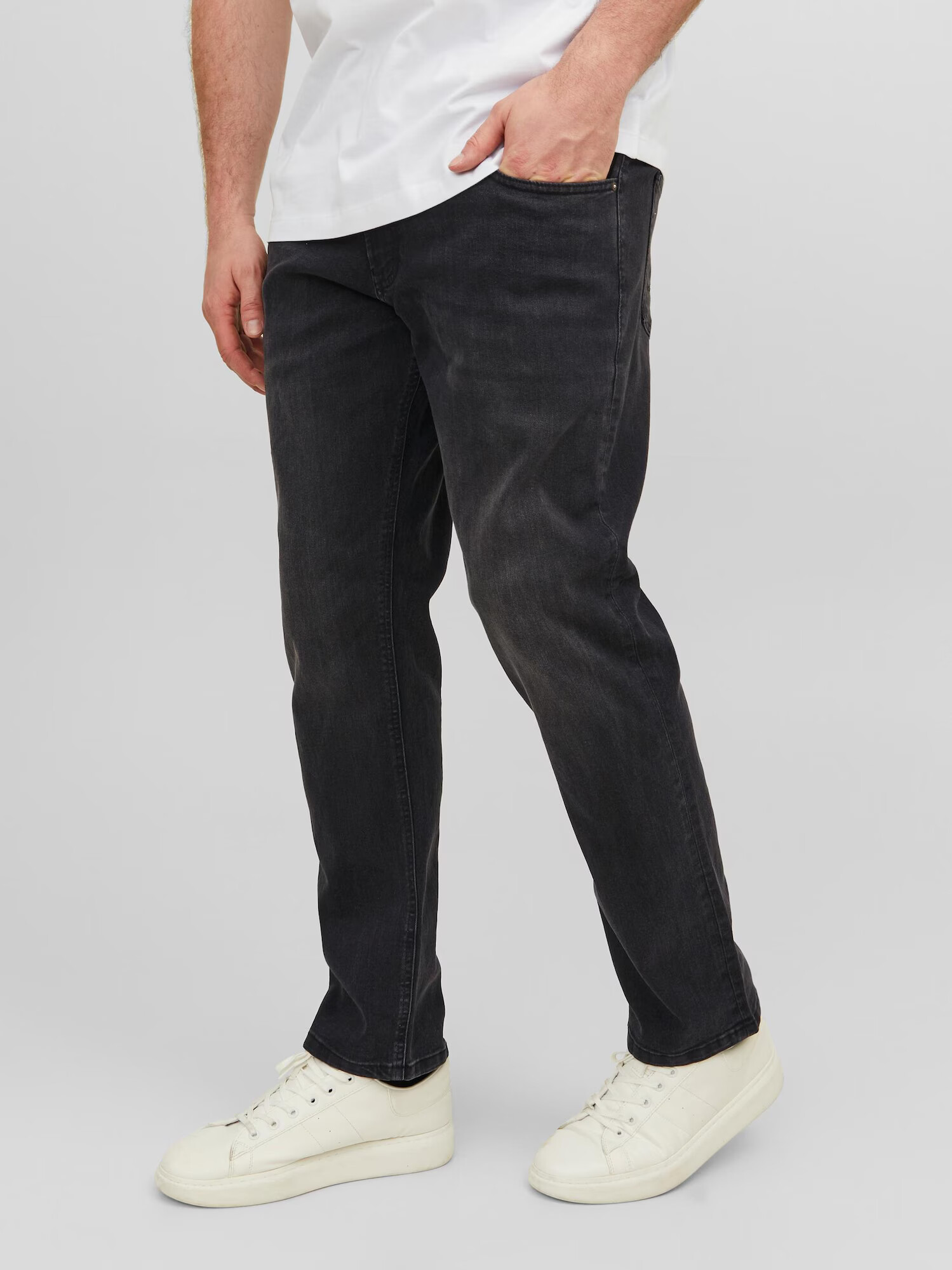 Jack & Jones Plus Džínsy 'Glenn' čierny denim - Pepit.sk