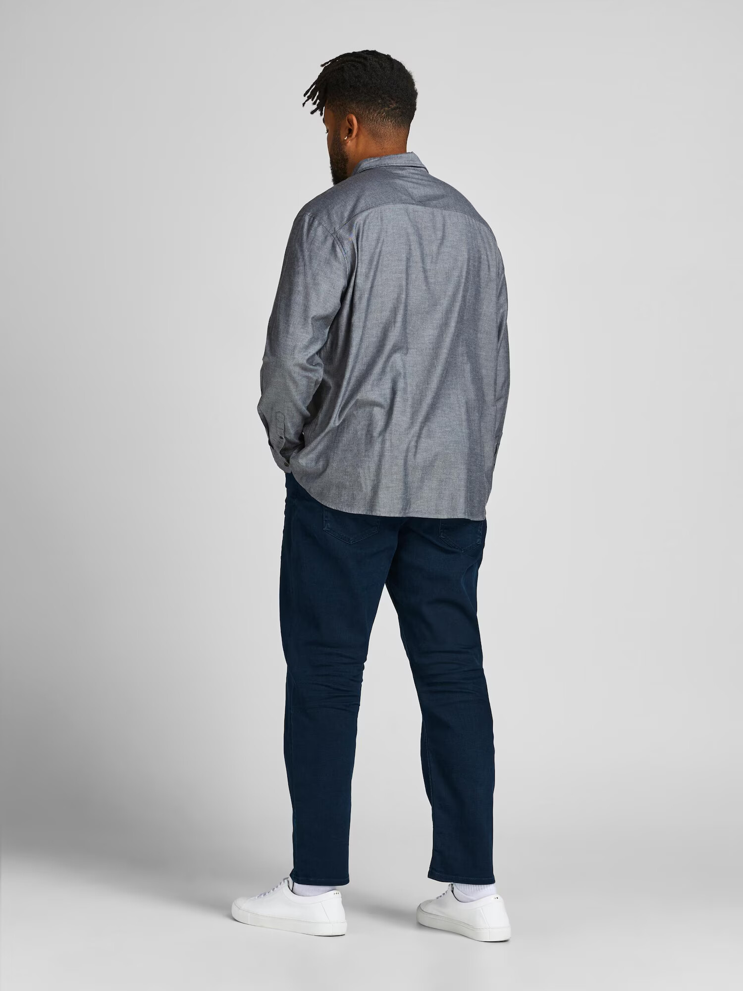 Jack & Jones Plus Džínsy 'Mike' modrá denim - Pepit.sk