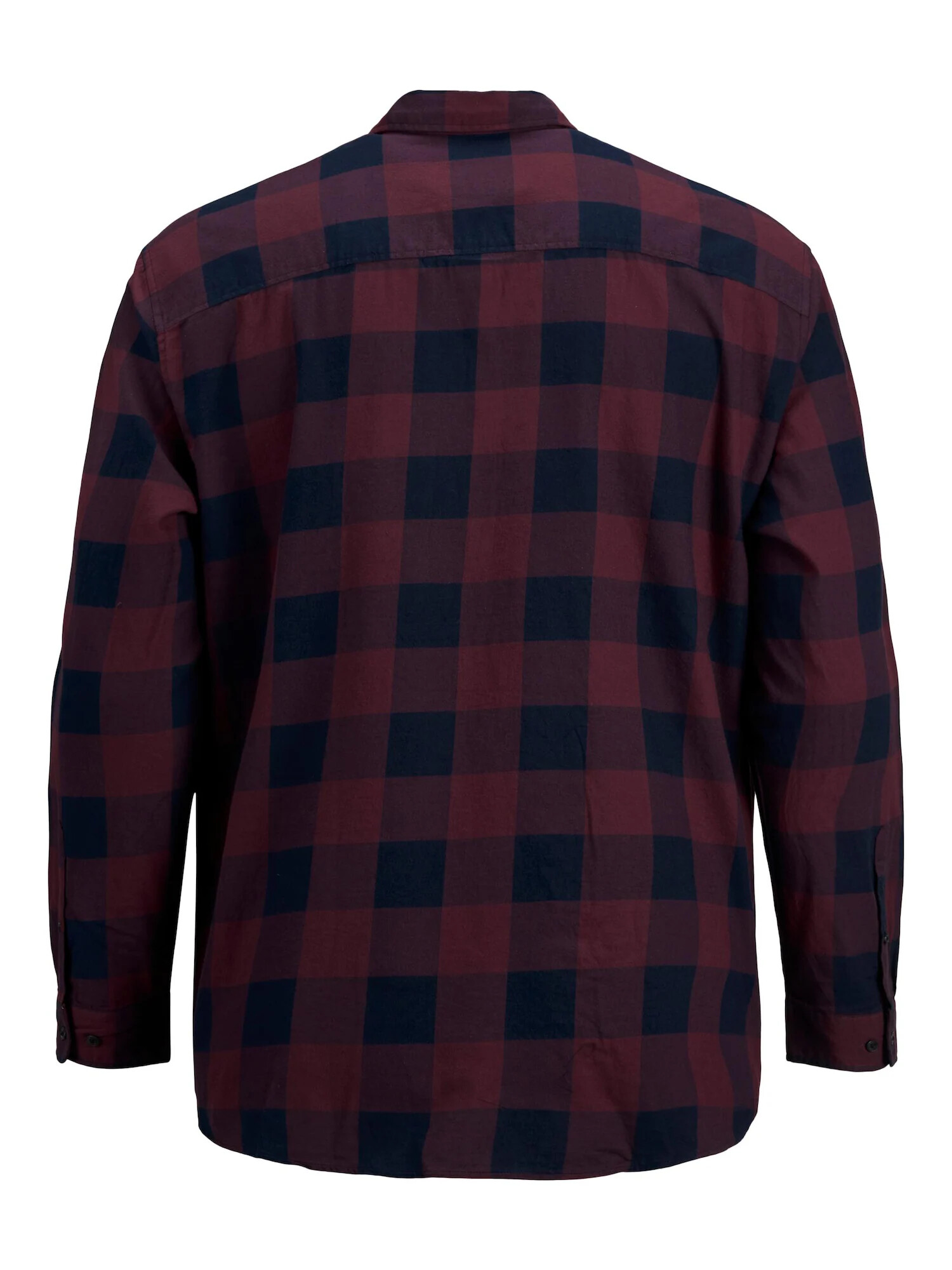 Jack & Jones Plus Košeľa 'Gingham' fialová / čierna - Pepit.sk