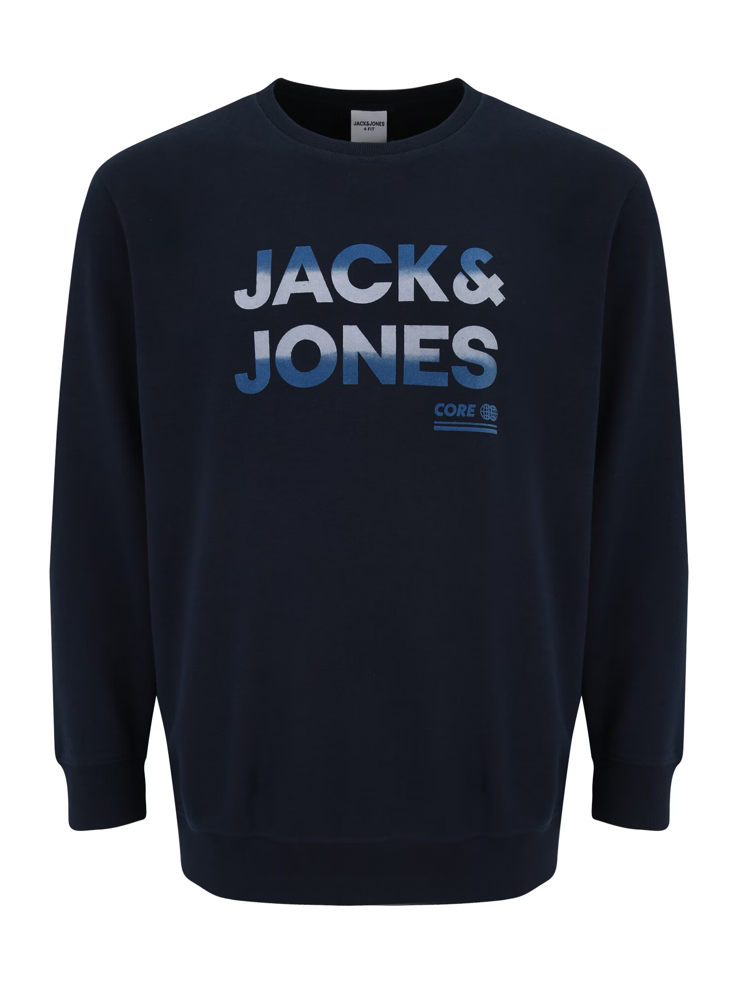 Jack & Jones Plus Mikina 'COSETH' námornícka modrá / pastelovo modrá / tmavomodrá - Pepit.sk