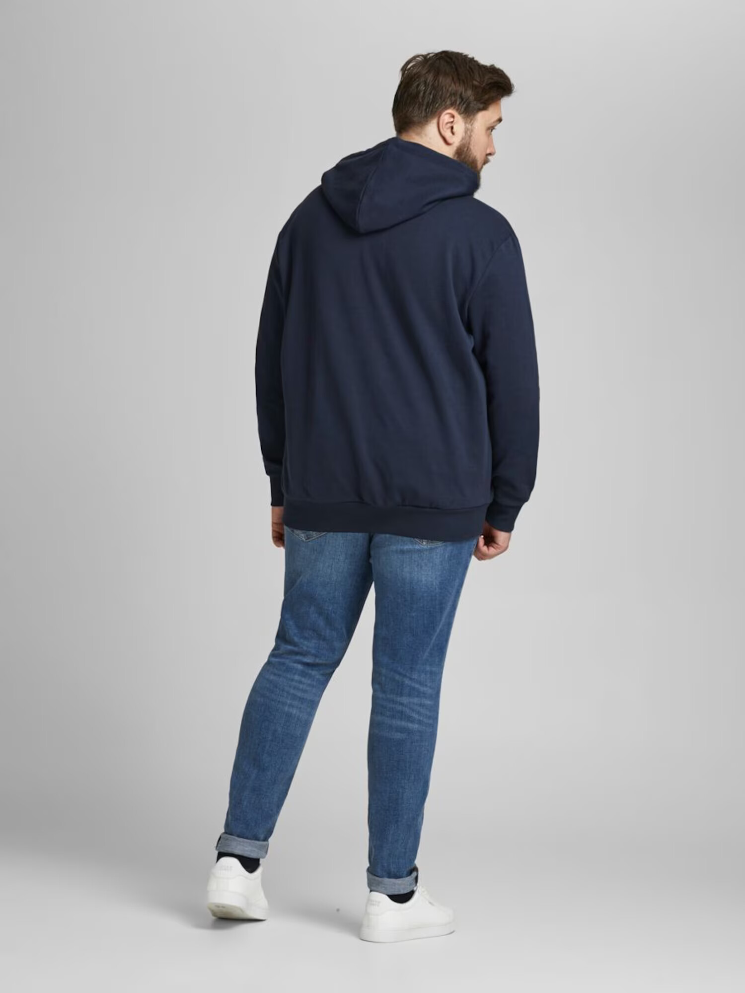 Jack & Jones Plus Mikina námornícka modrá - Pepit.sk