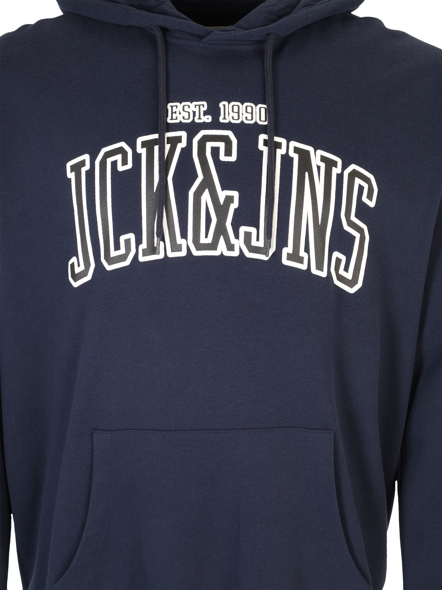 Jack & Jones Plus Mikina námornícka modrá / čierna / biela - Pepit.sk