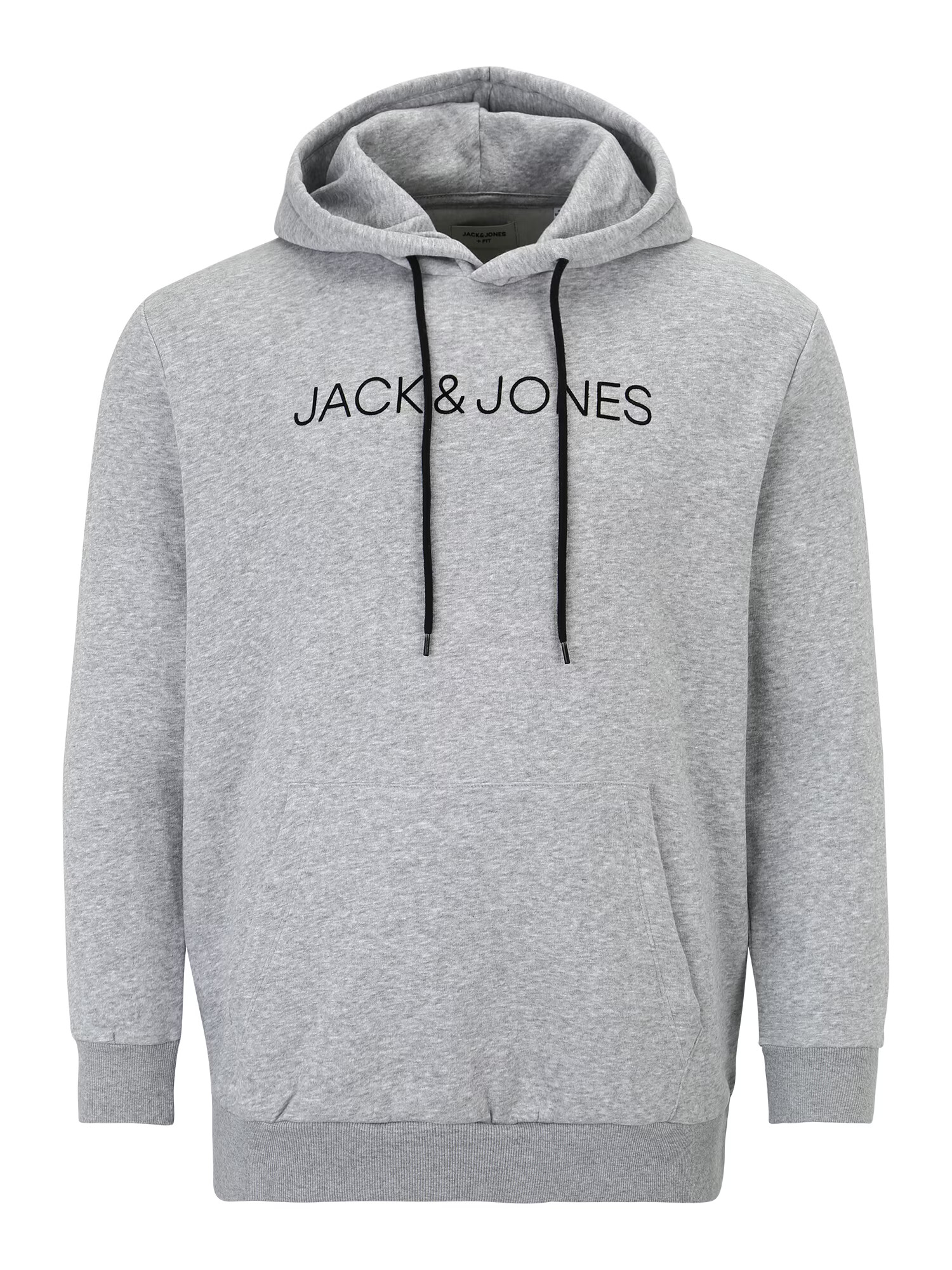 Jack & Jones Plus Mikina sivá melírovaná / čierna - Pepit.sk