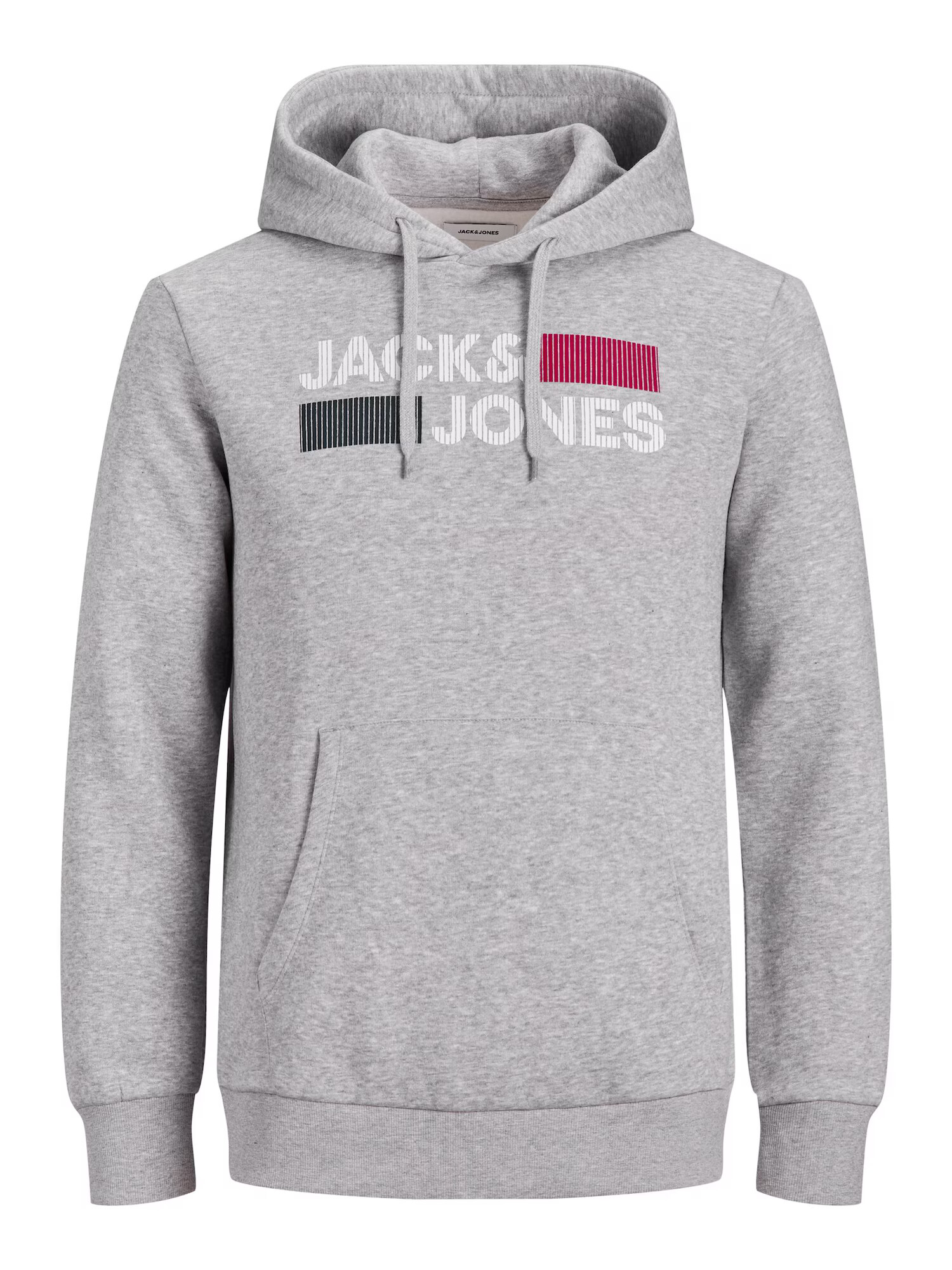 Jack & Jones Plus Mikina tmavomodrá / sivá melírovaná / malinová / biela - Pepit.sk