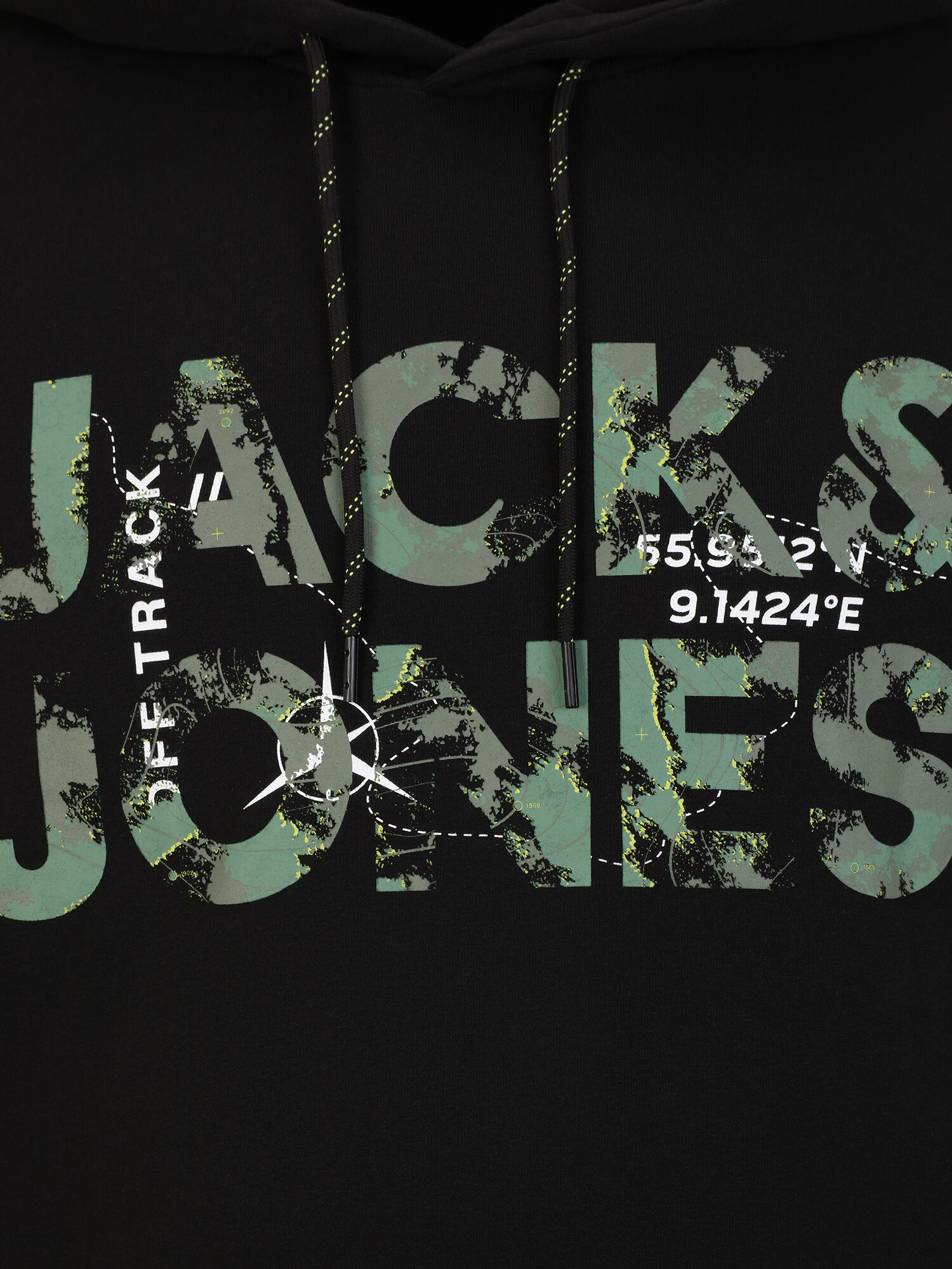 Jack & Jones Plus Mikina žltá / kaki / čierna / biela - Pepit.sk