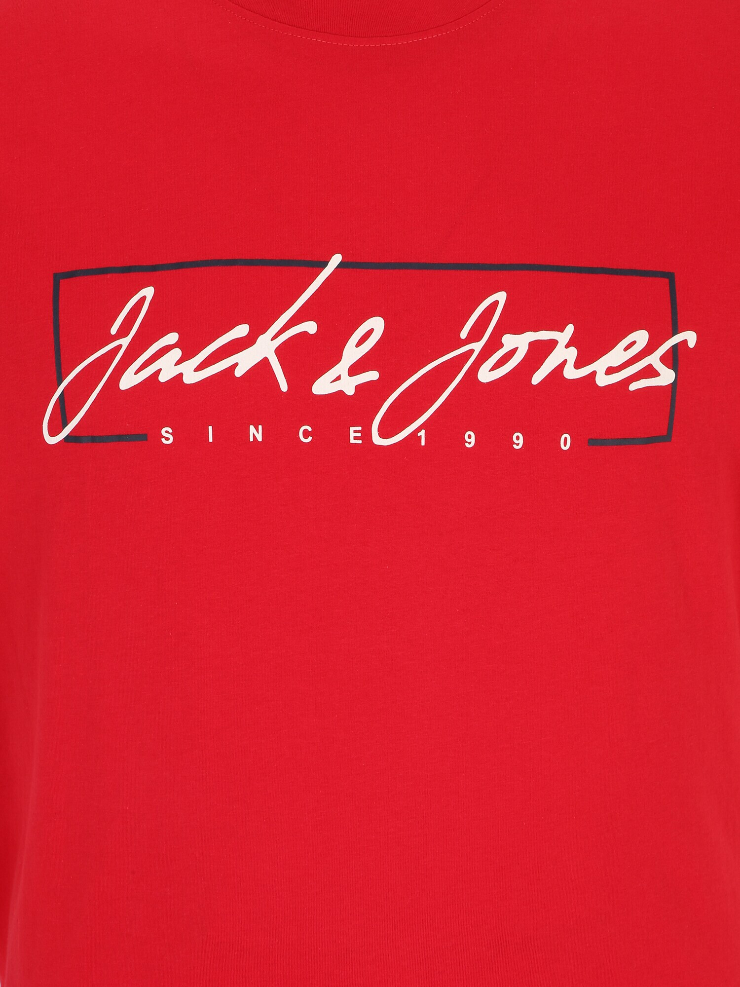 Jack & Jones Plus Tričko 'ZURI' červená / biela - Pepit.sk