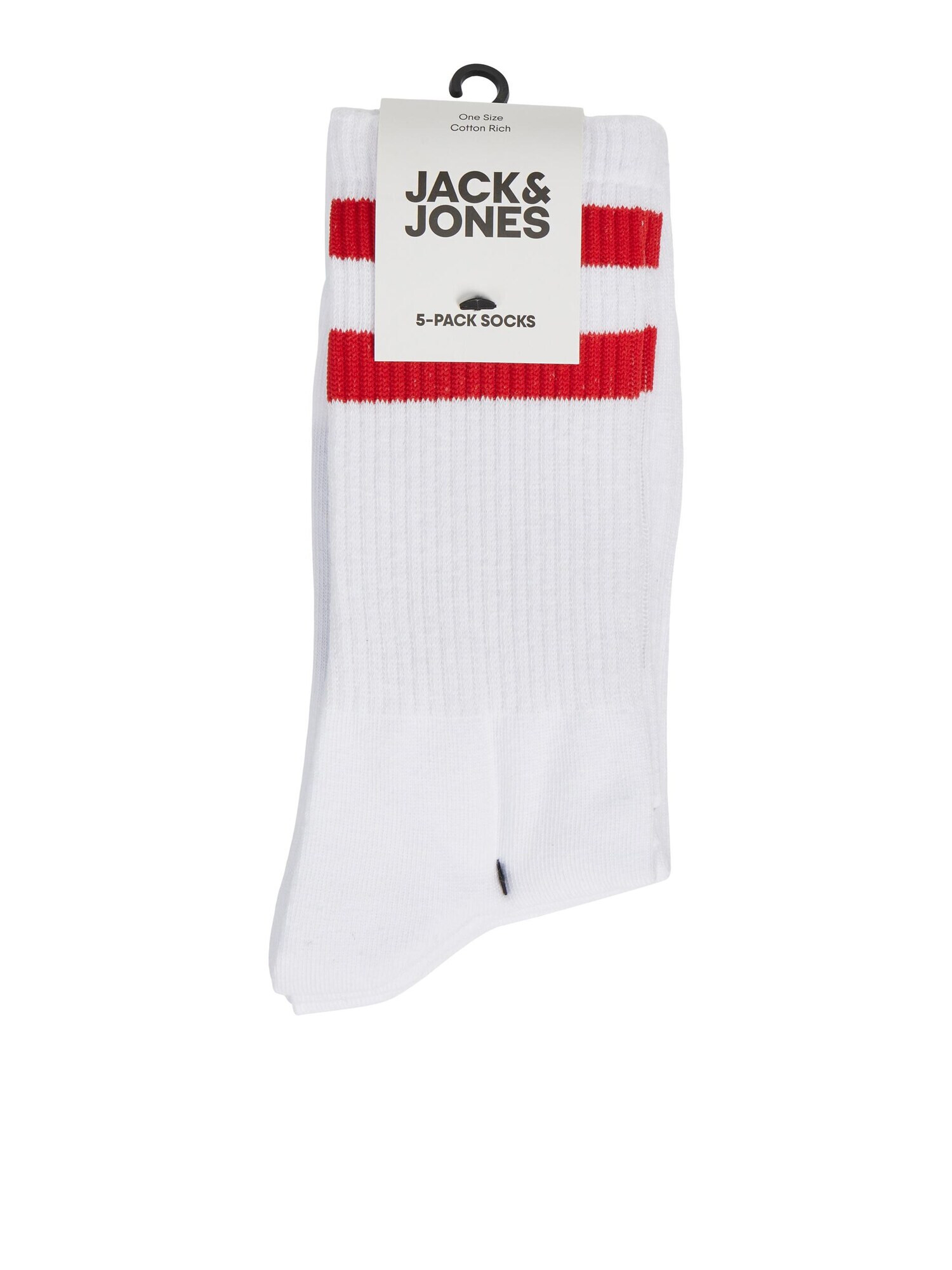 JACK & JONES Ponožky 'Edan' zelená / oranžová / grenadínová / biela - Pepit.sk