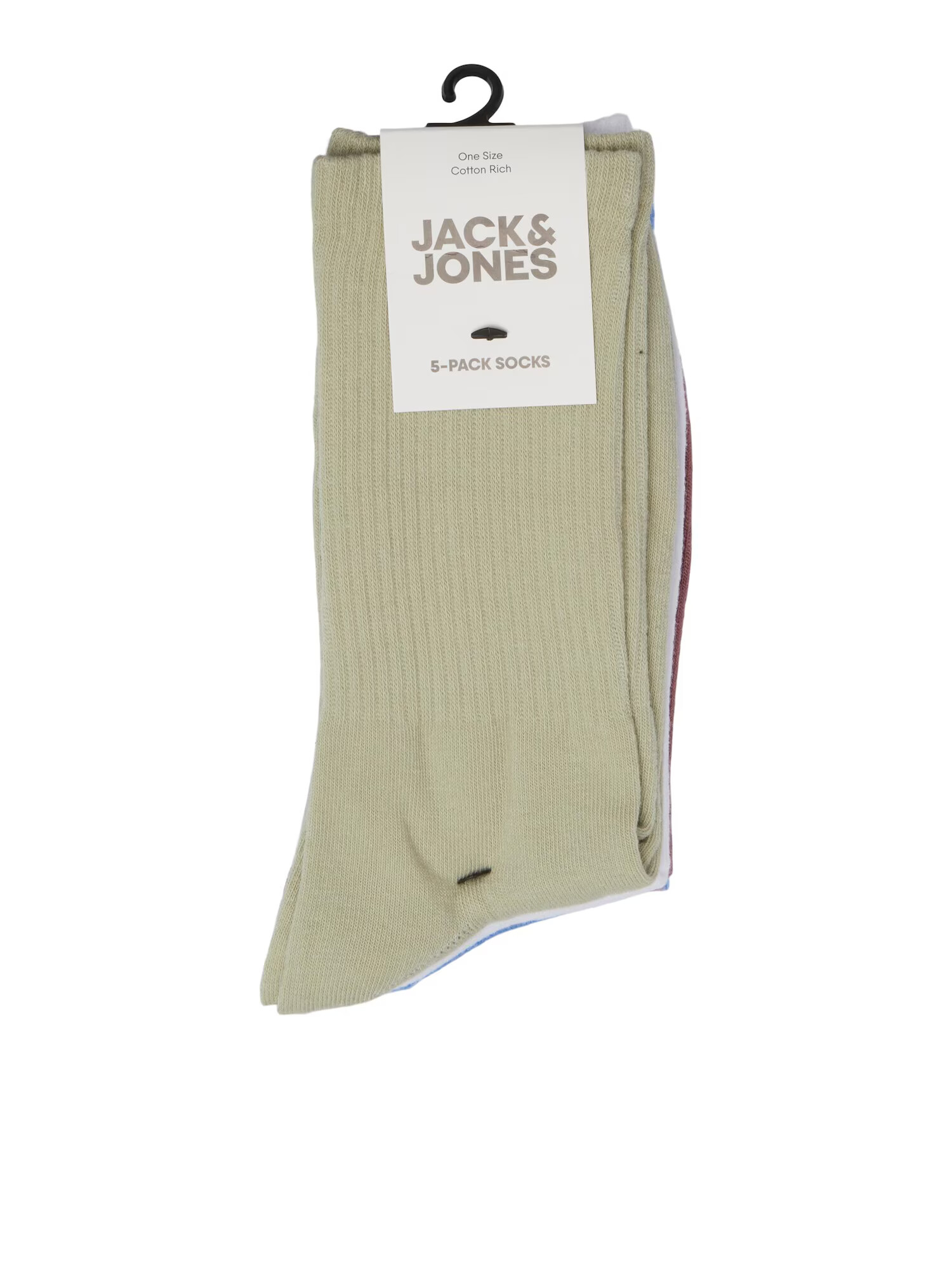 JACK & JONES Ponožky 'HUGO' námornícka modrá / kráľovská modrá / pastelovo zelená / ružová / biela - Pepit.sk