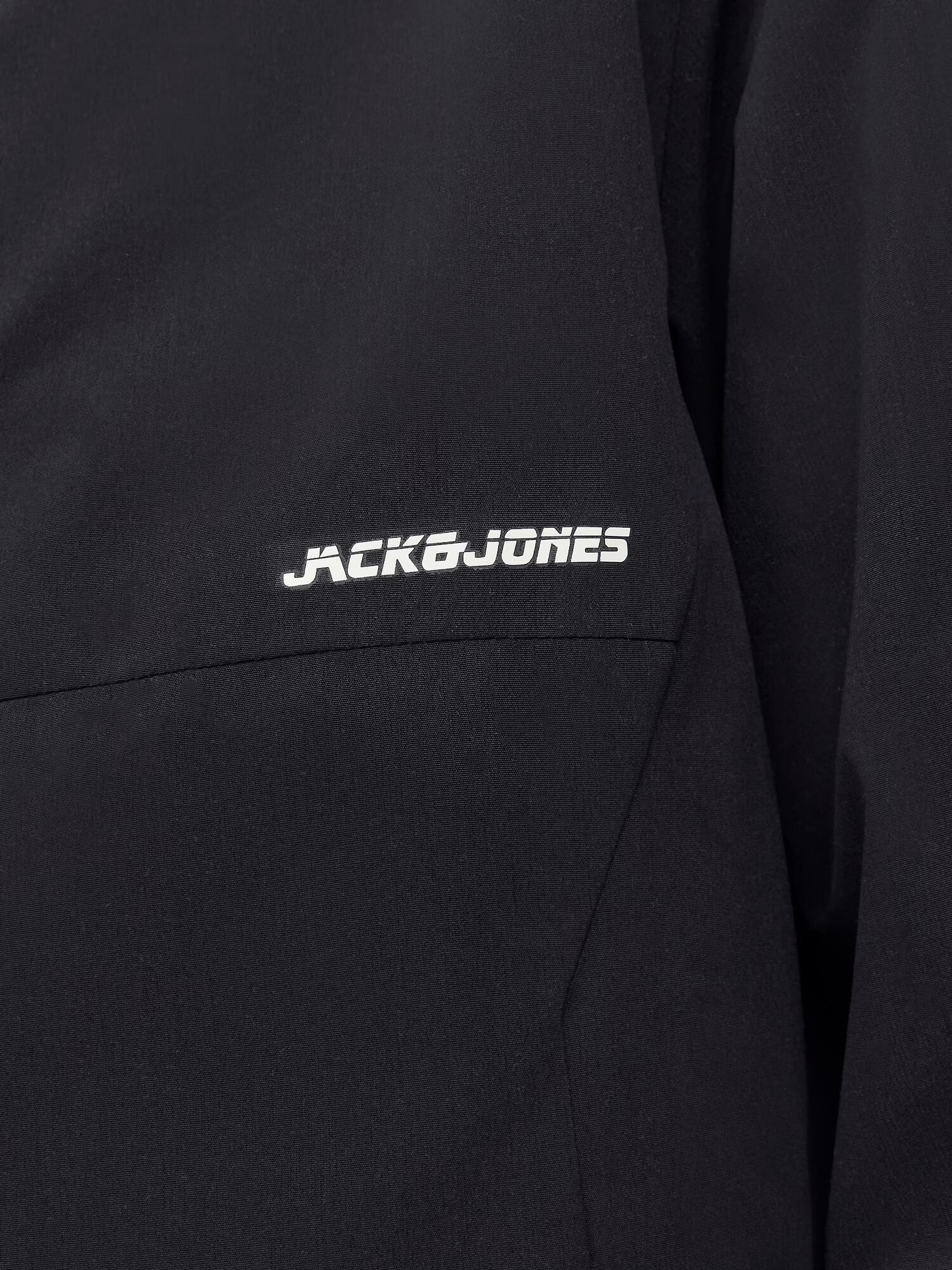 JACK & JONES Prechodná bunda 'Alex' čierna / biela - Pepit.sk