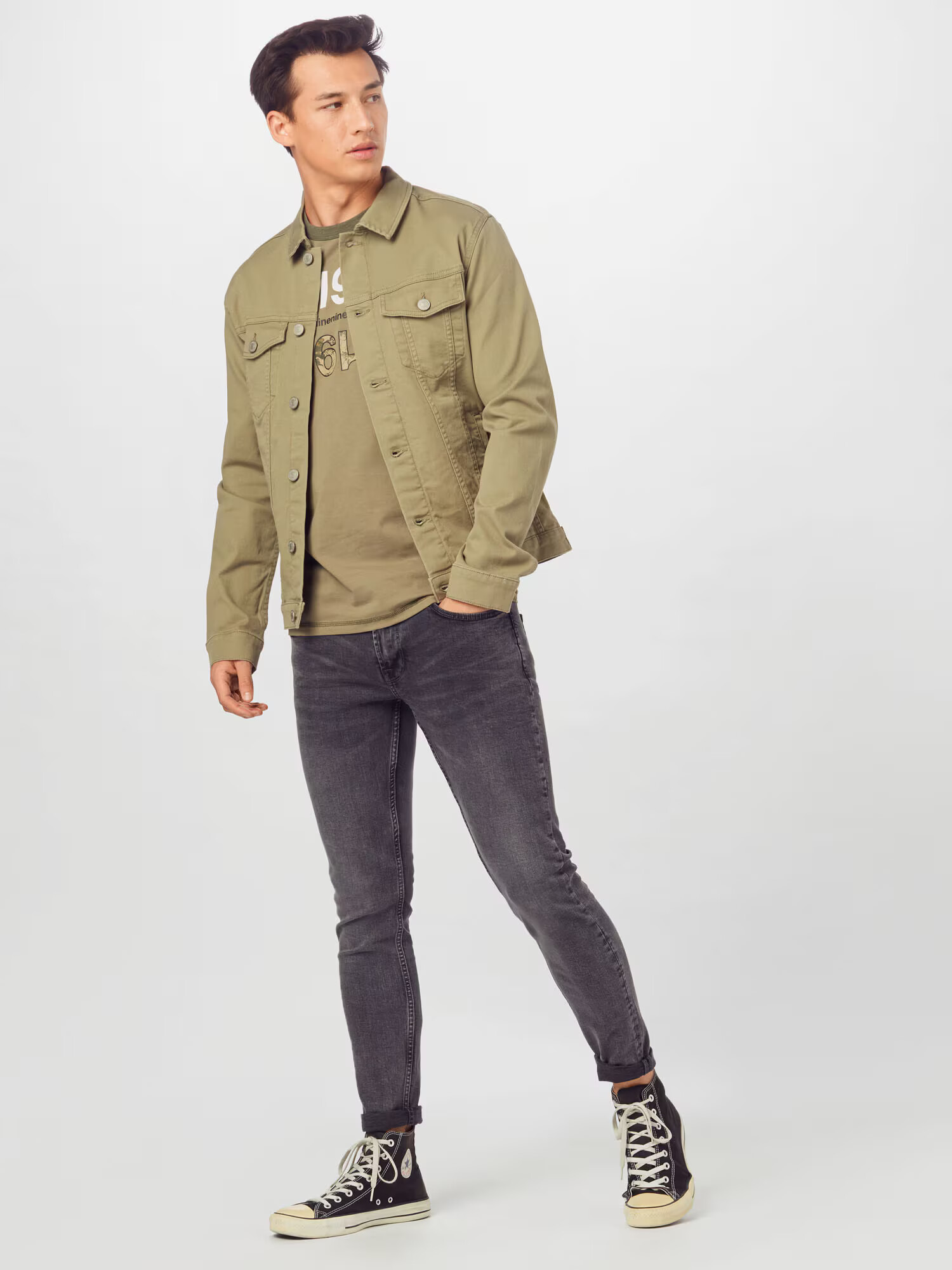 JACK & JONES Prechodná bunda 'ALVIN' kaki - Pepit.sk