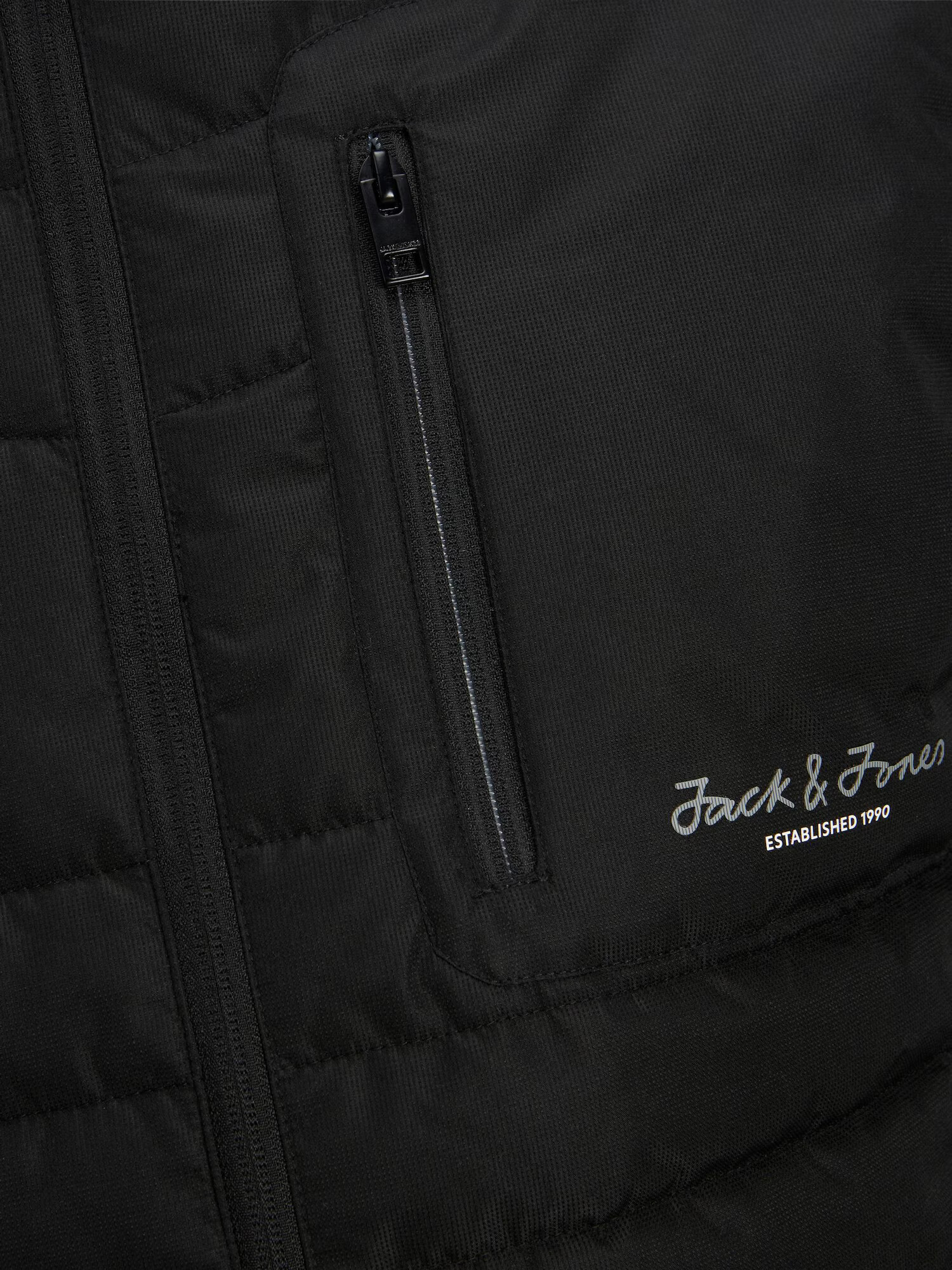 JACK & JONES Prechodná bunda 'Berg' sivá melírovaná / čierna / biela - Pepit.sk