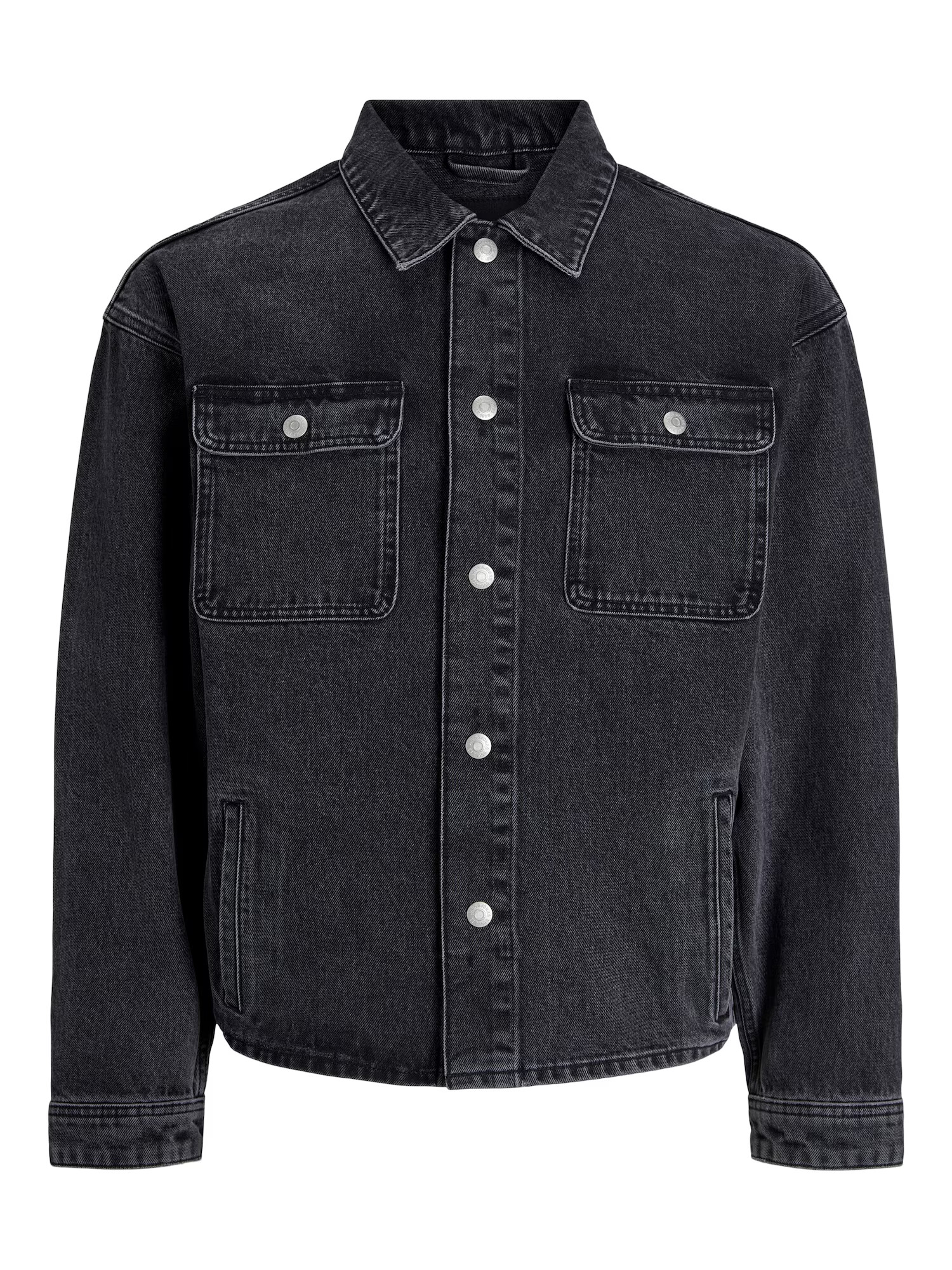 JACK & JONES Prechodná bunda 'Chase' čierny denim - Pepit.sk