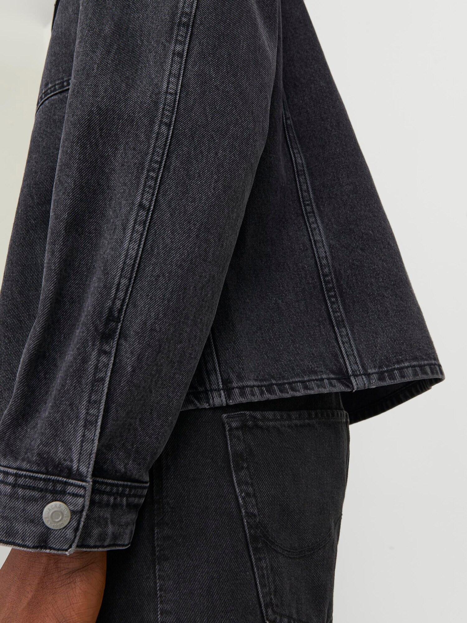 JACK & JONES Prechodná bunda 'Chase' čierny denim - Pepit.sk