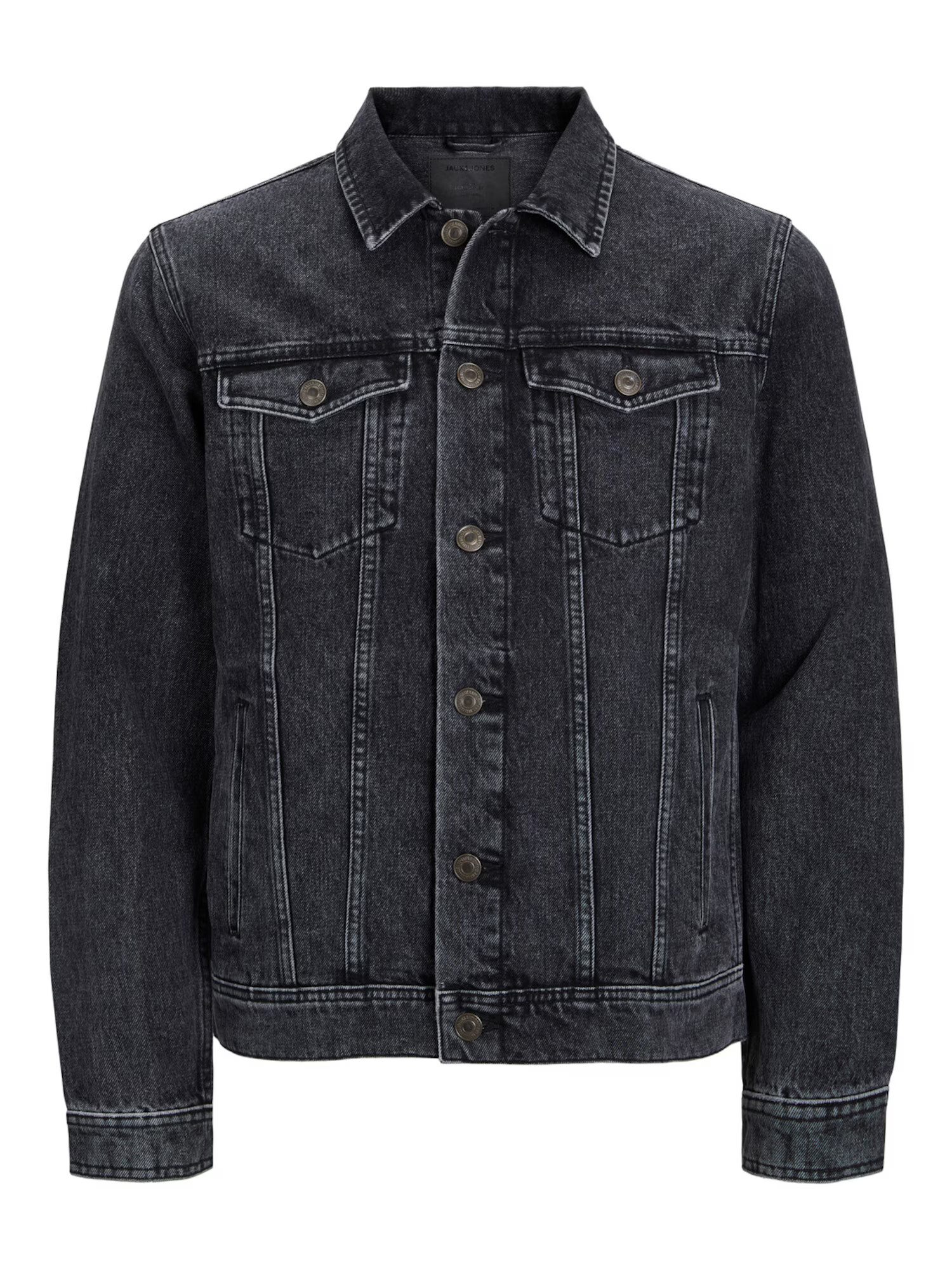 JACK & JONES Prechodná bunda čierny denim - Pepit.sk