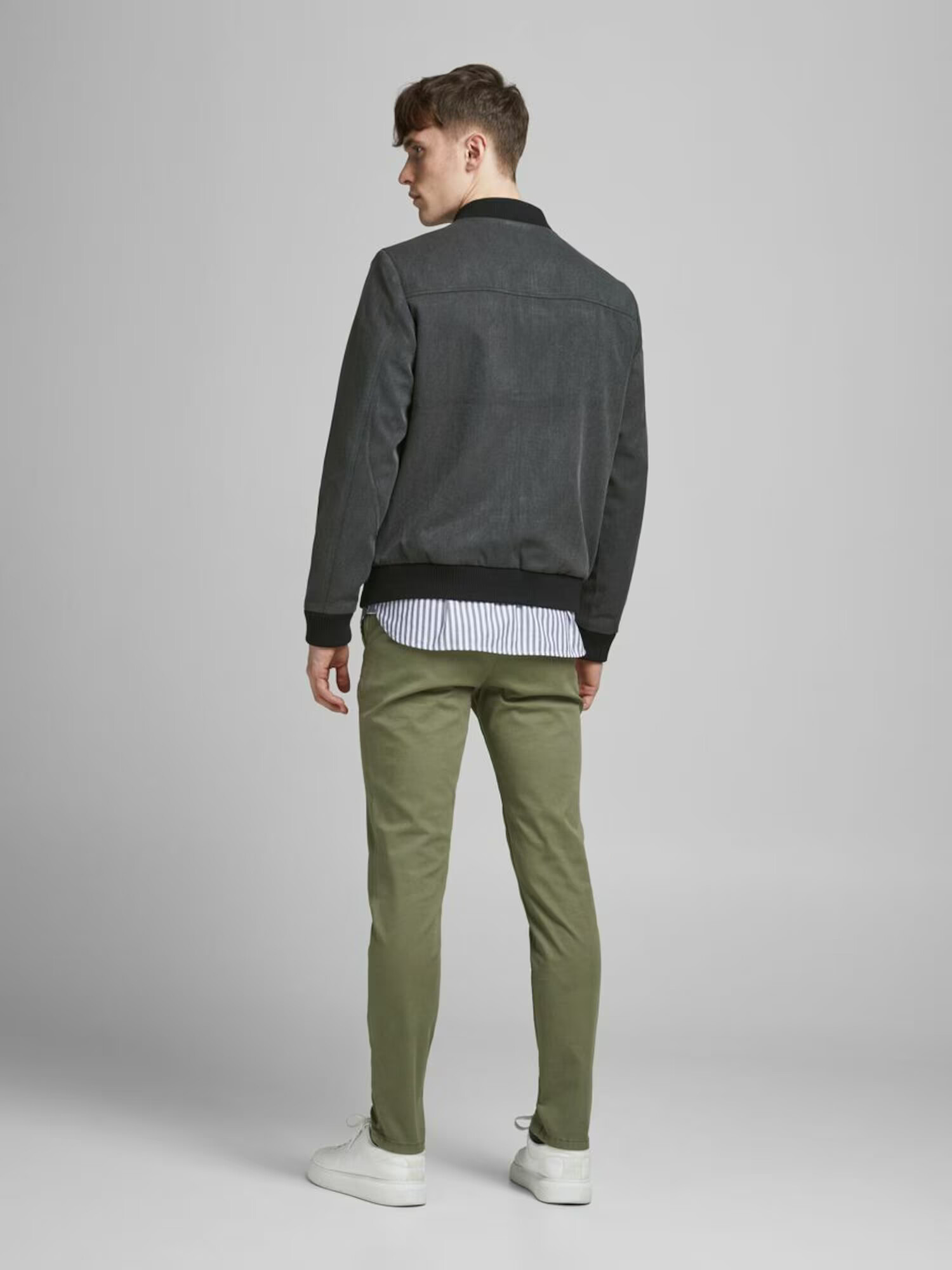 JACK & JONES Prechodná bunda 'Henri' sivá / čierna - Pepit.sk