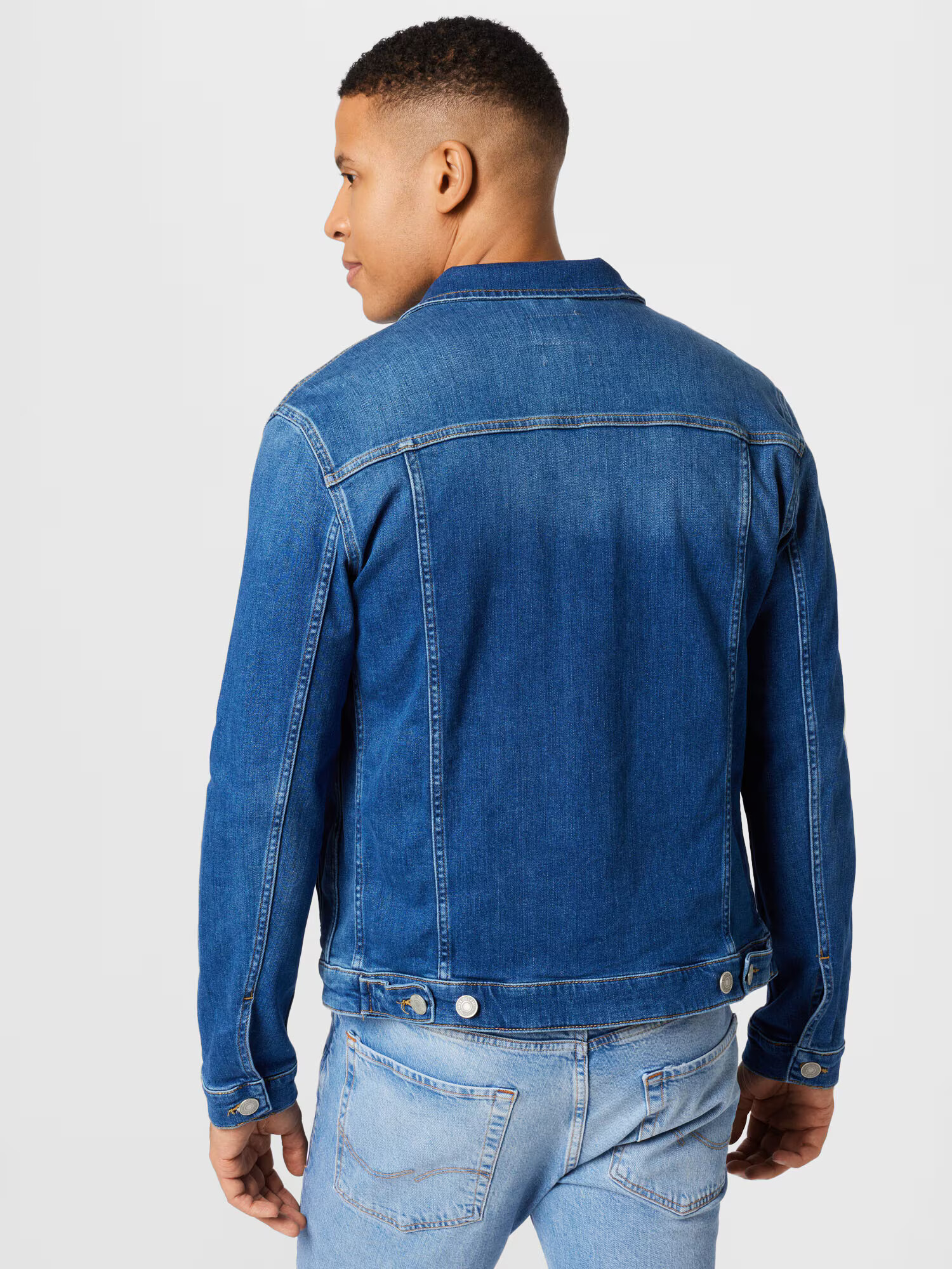 JACK & JONES Prechodná bunda 'Ialvin' modrá denim - Pepit.sk